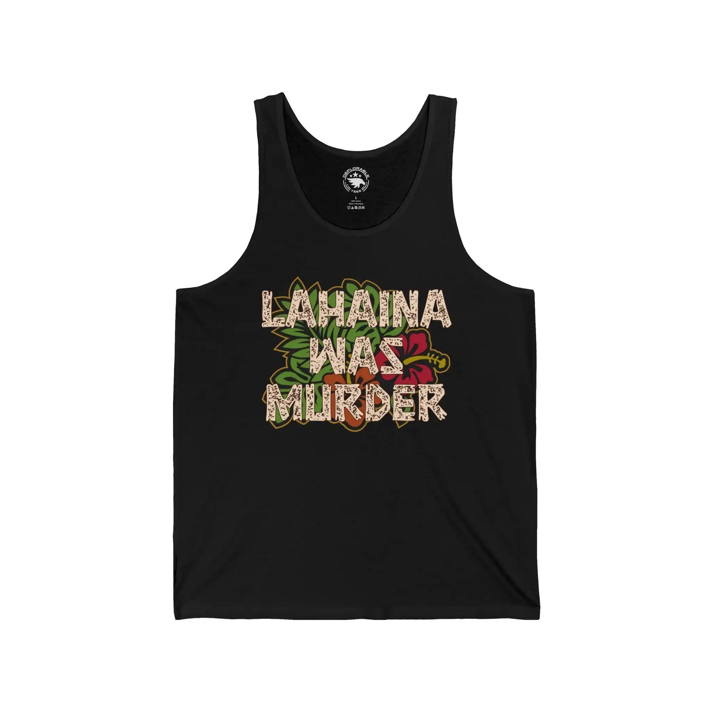 Lahaina Was Murder Men's Tank - Deplorable Tees