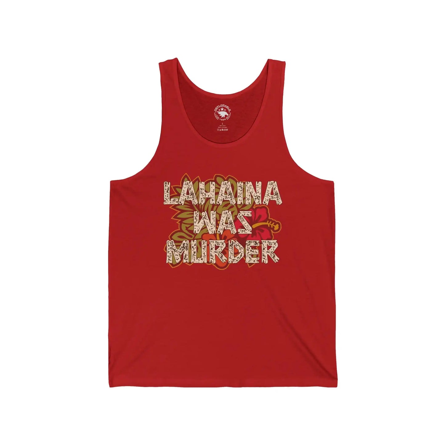 Lahaina Was Murder Men's Tank - Deplorable Tees