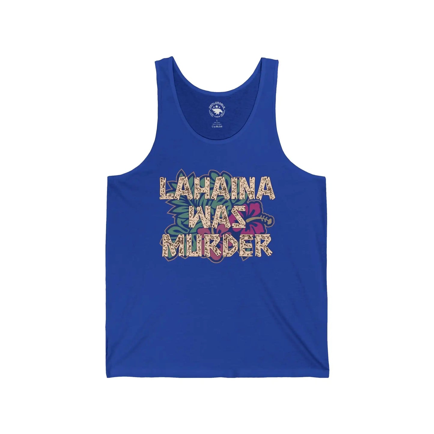 Lahaina Was Murder Men's Tank - Deplorable Tees