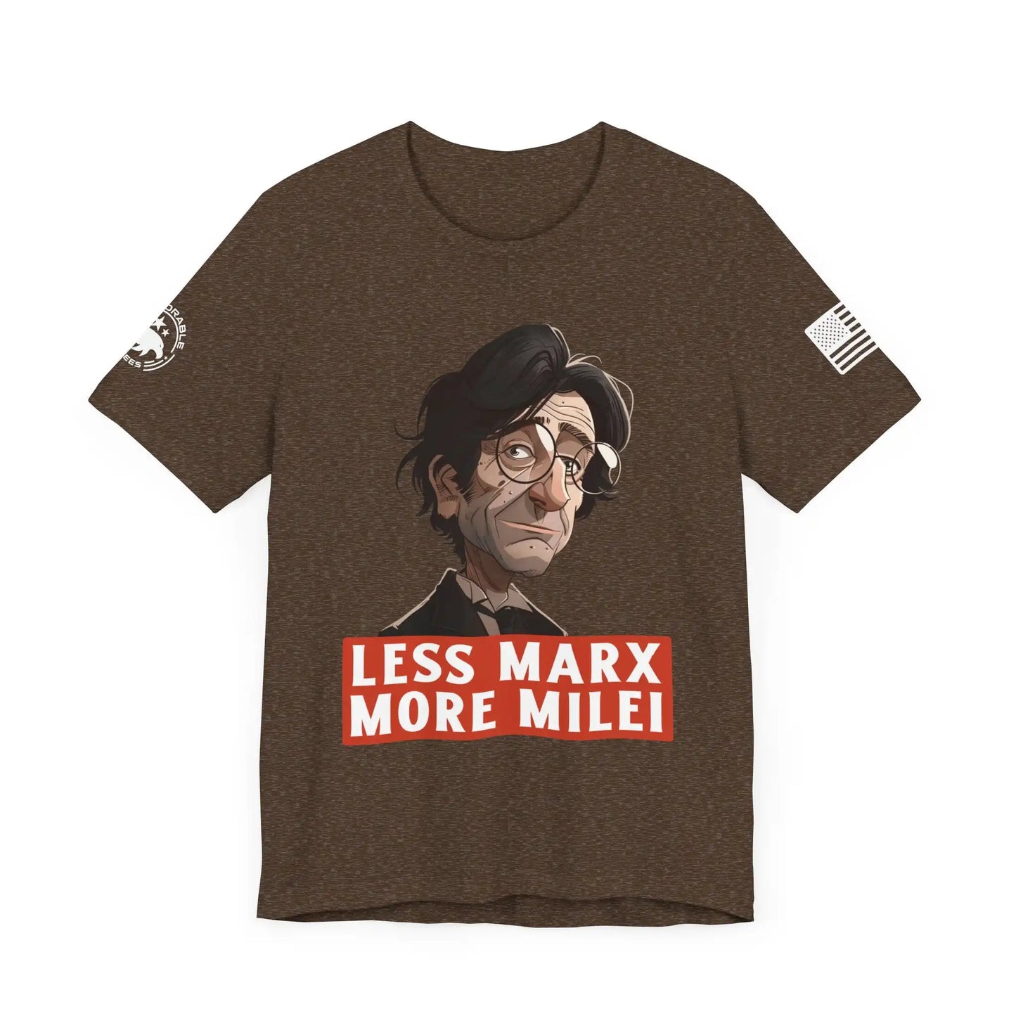 Less Marx More Milei Men's Tee - Deplorable Tees