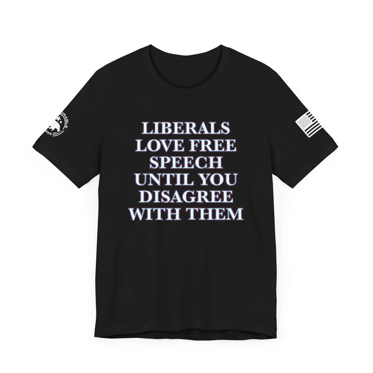 Liberals Love Free Speech Men's Tee - Deplorable Tees