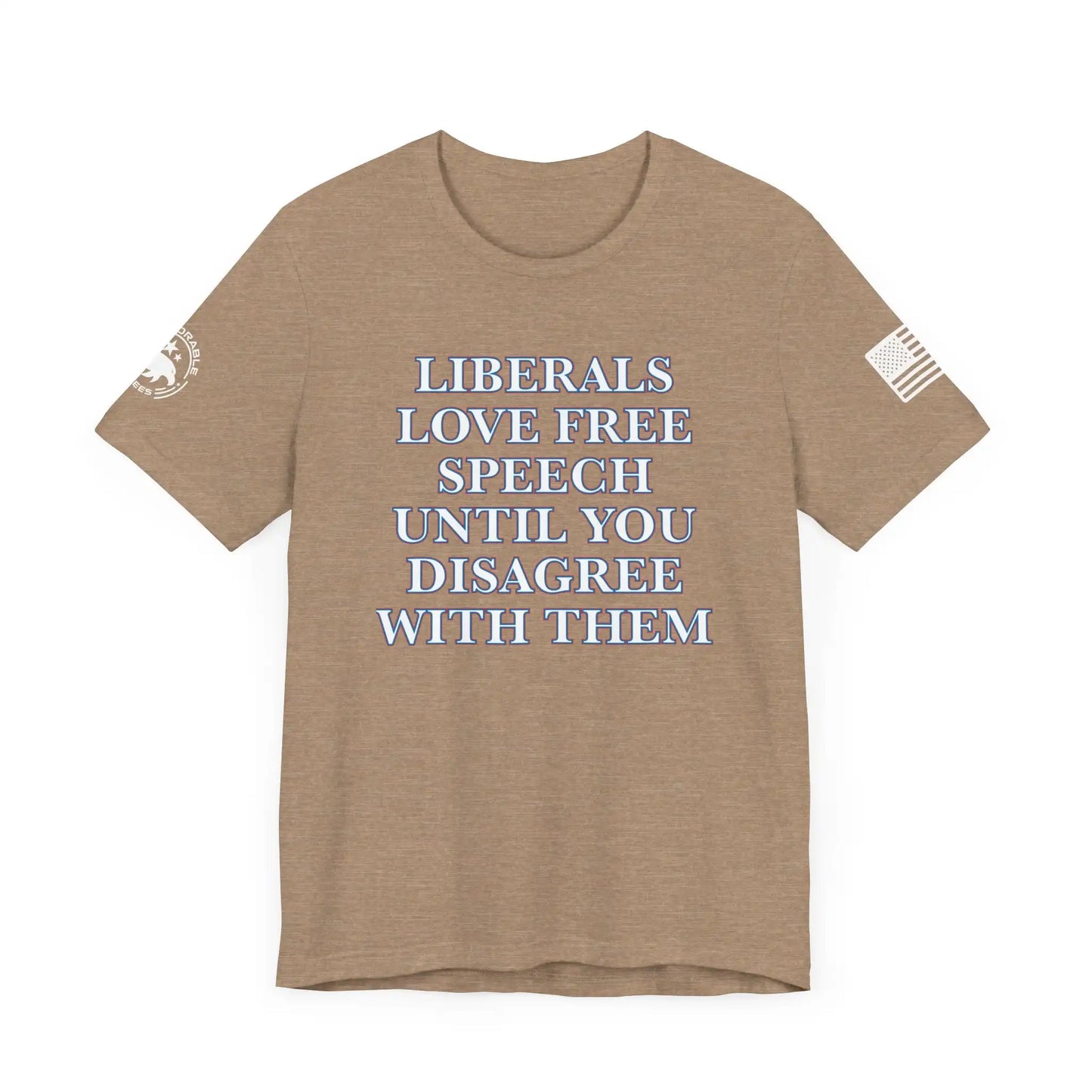 Liberals Love Free Speech Men's Tee - Deplorable Tees