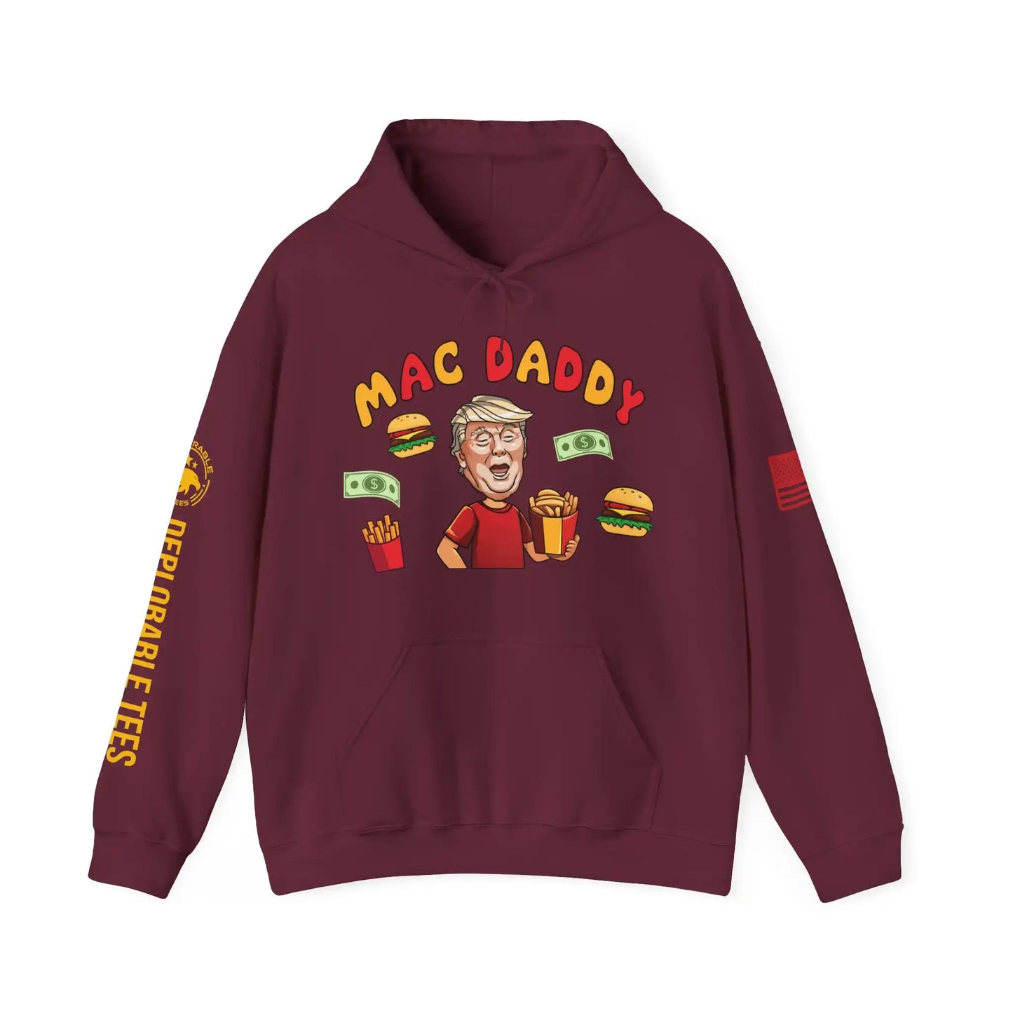 Mac Daddy Men's Deluxe Hoodie - Deplorable Tees