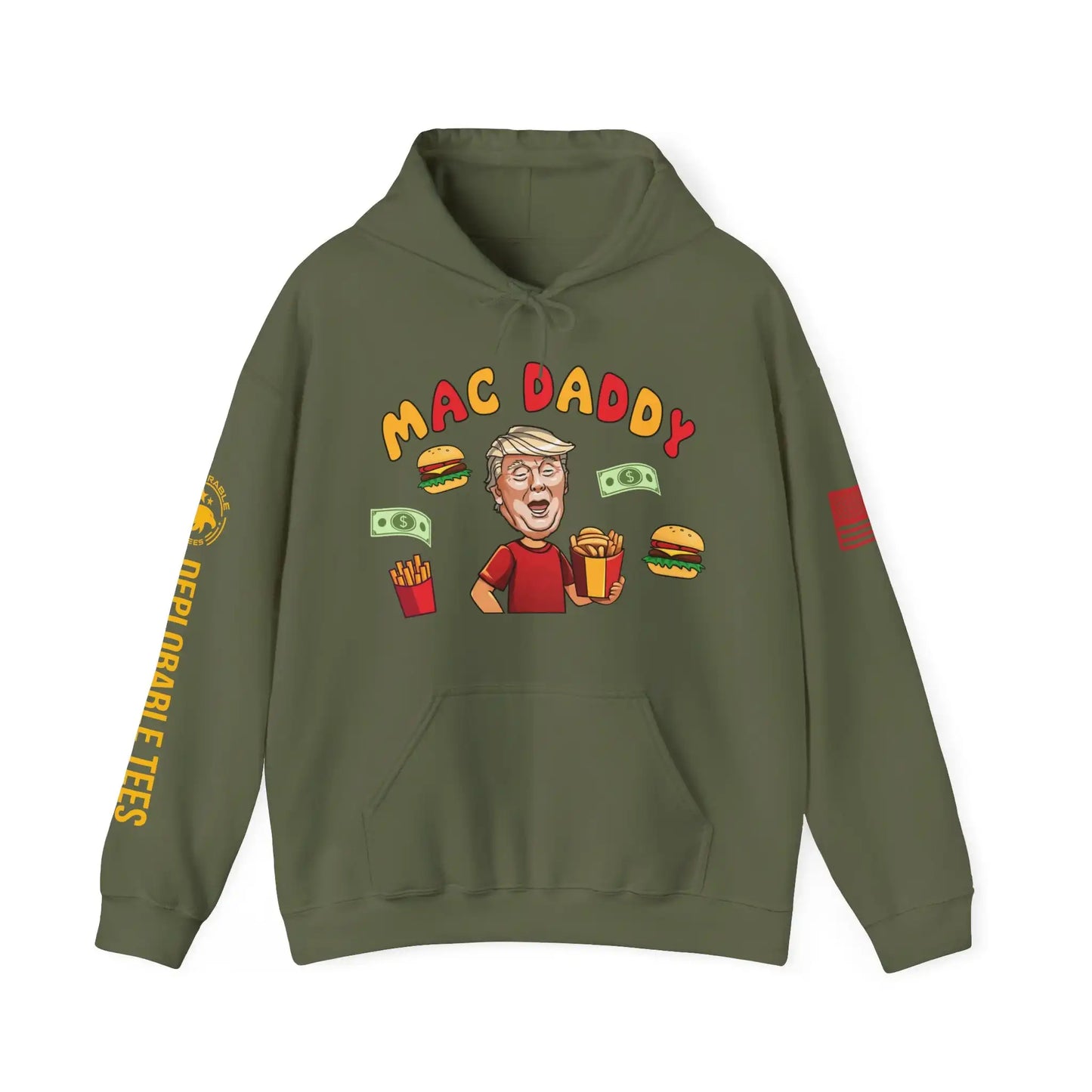 Mac Daddy Men's Deluxe Hoodie - Deplorable Tees