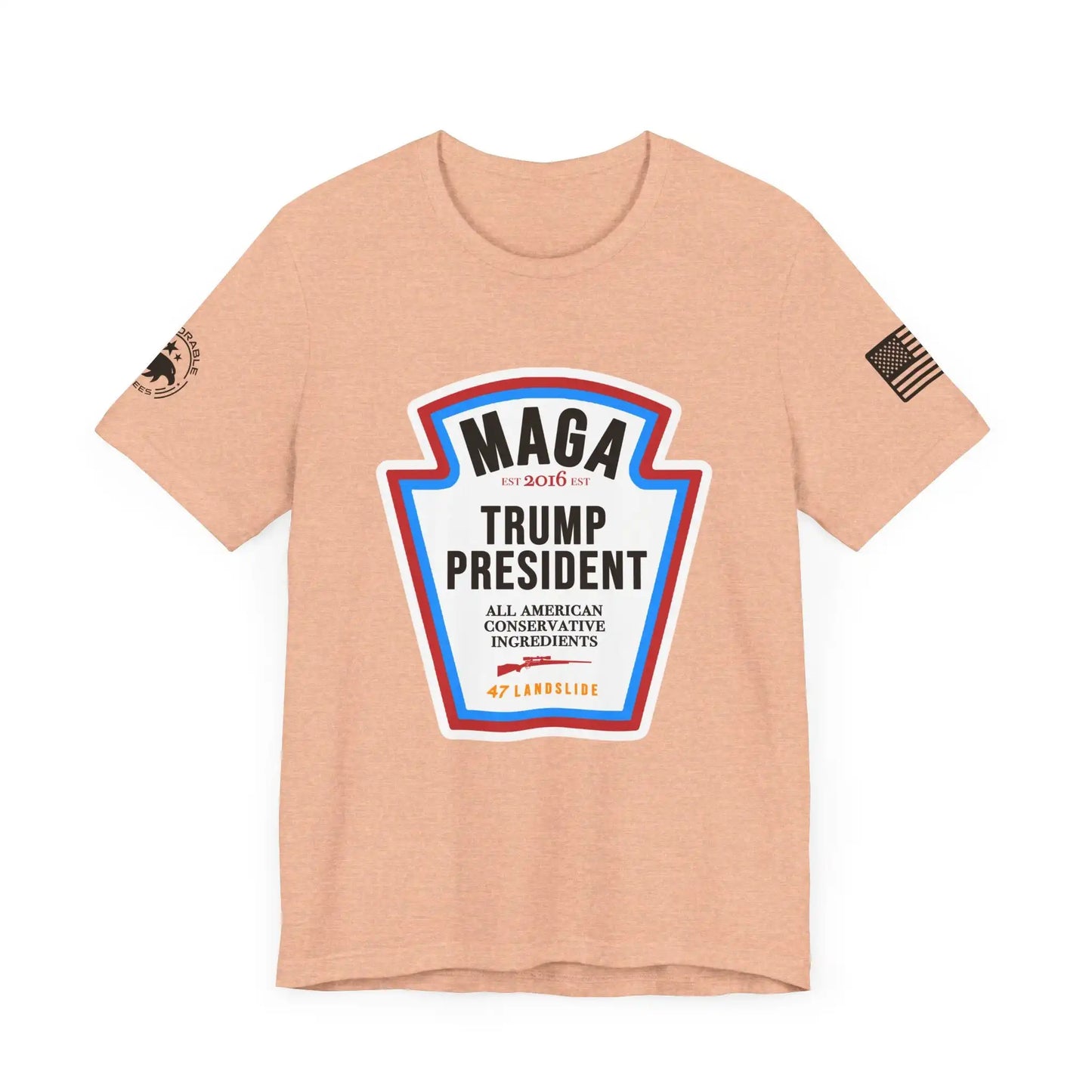 MAGA Trump President Deluxe Women's Tee - Deplorable Tees