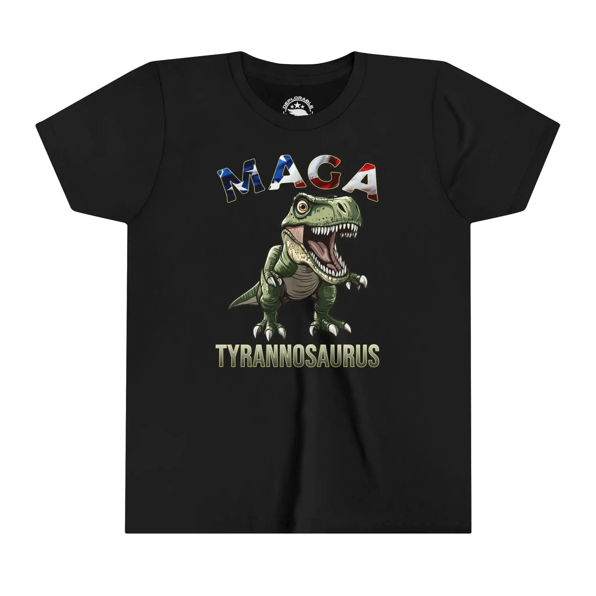 MAGA Tyrannosaurus Kids Cotton Tee - Deplorable Tees