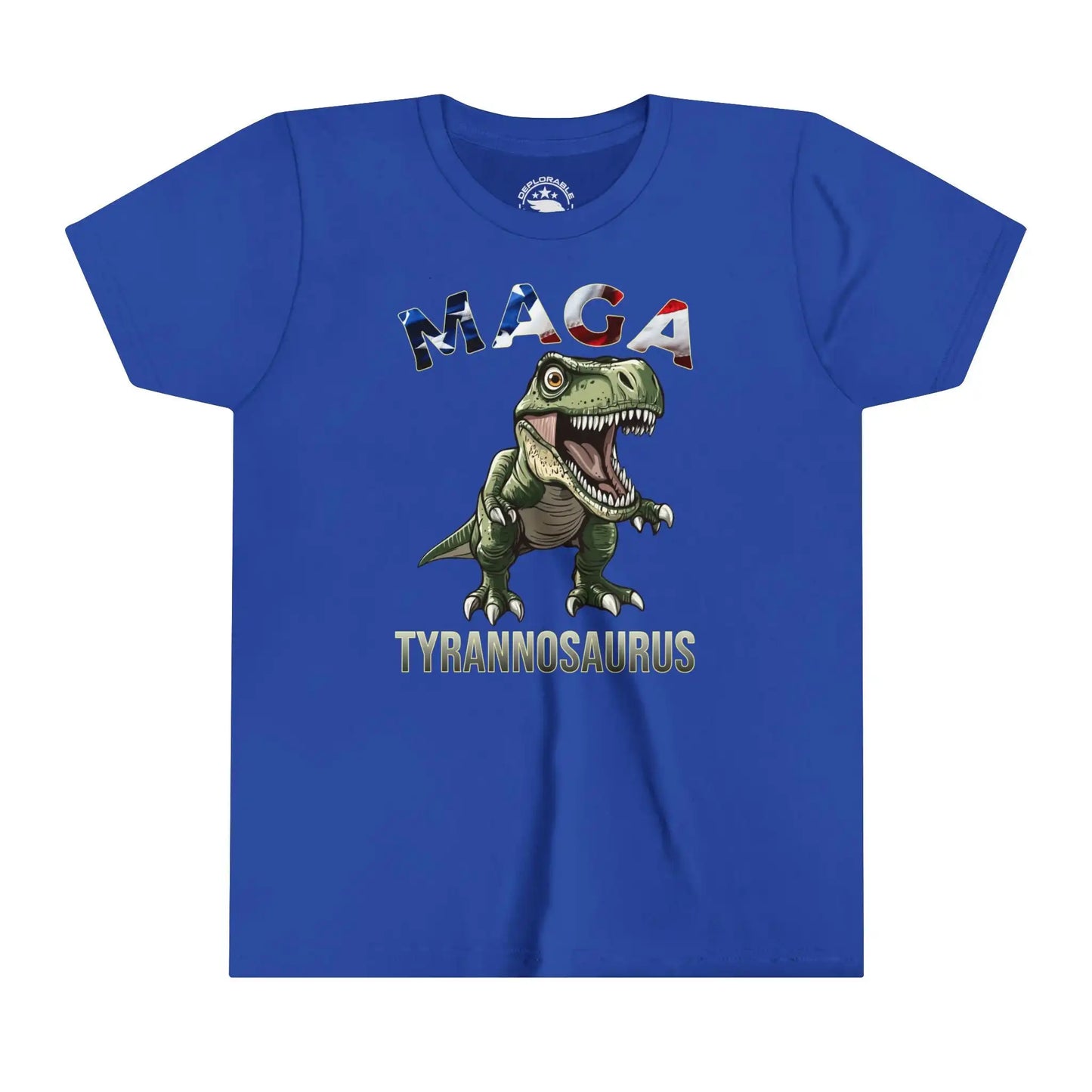 MAGA Tyrannosaurus Kids Cotton Tee - Deplorable Tees