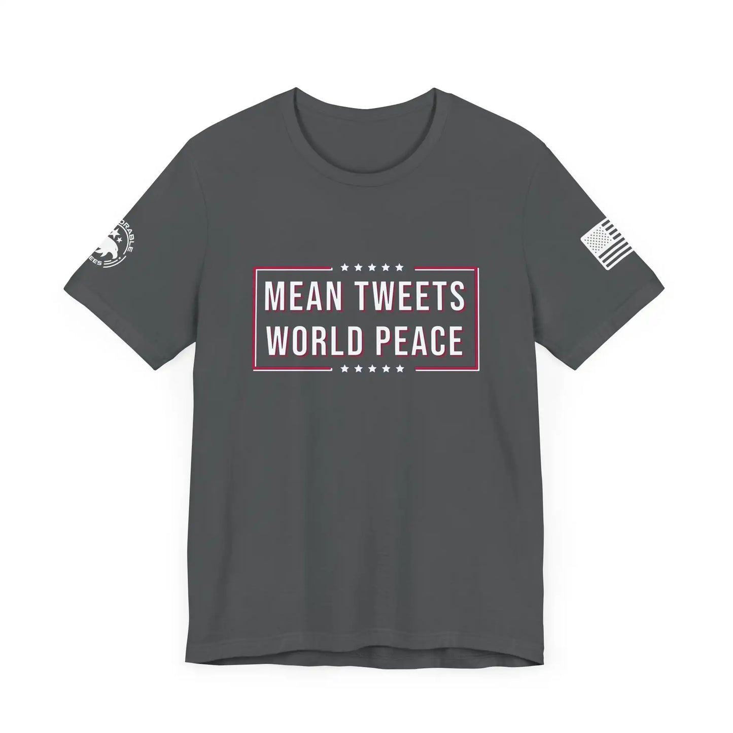 Mean Tweets World Peace Men's Tee - Deplorable Tees