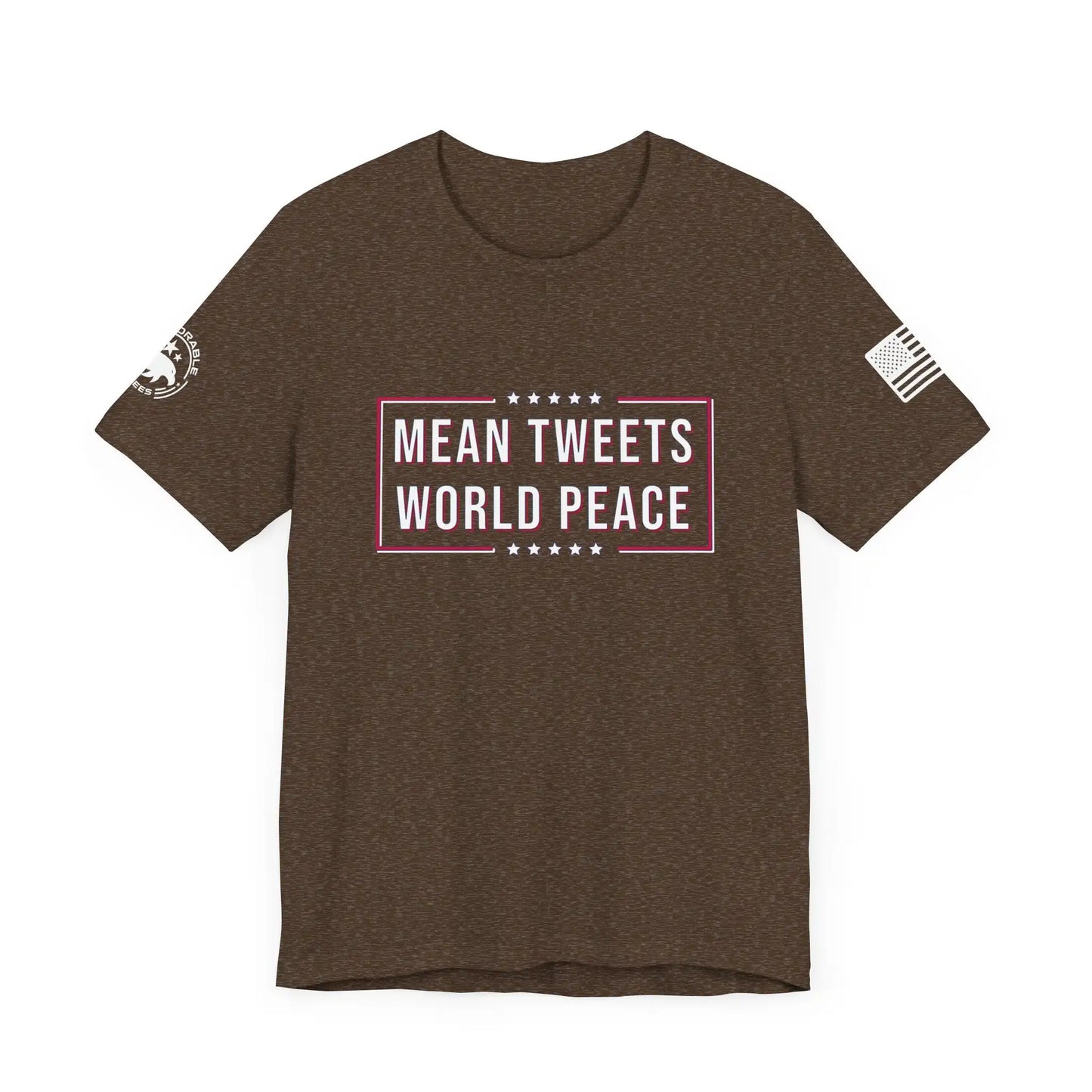 Mean Tweets World Peace Men's Tee - Deplorable Tees