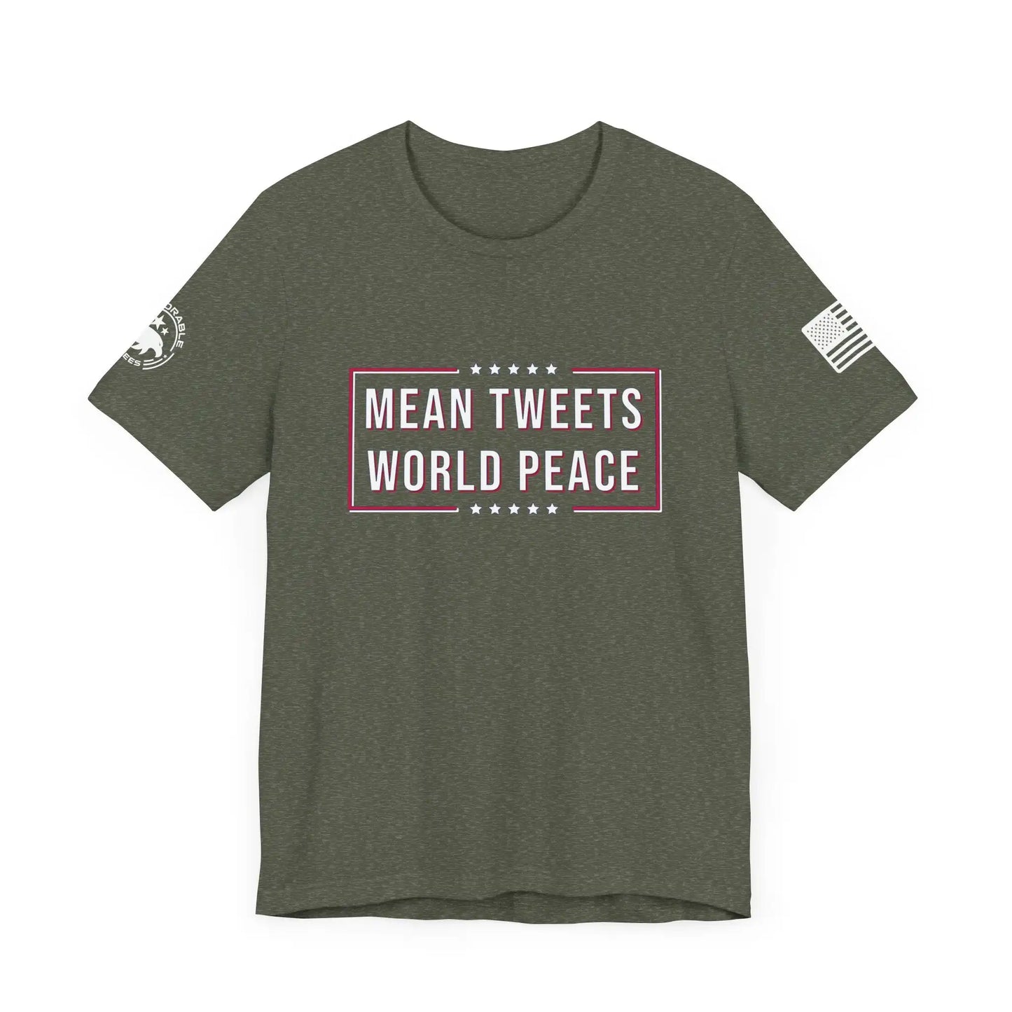 Mean Tweets World Peace Men's Tee - Deplorable Tees