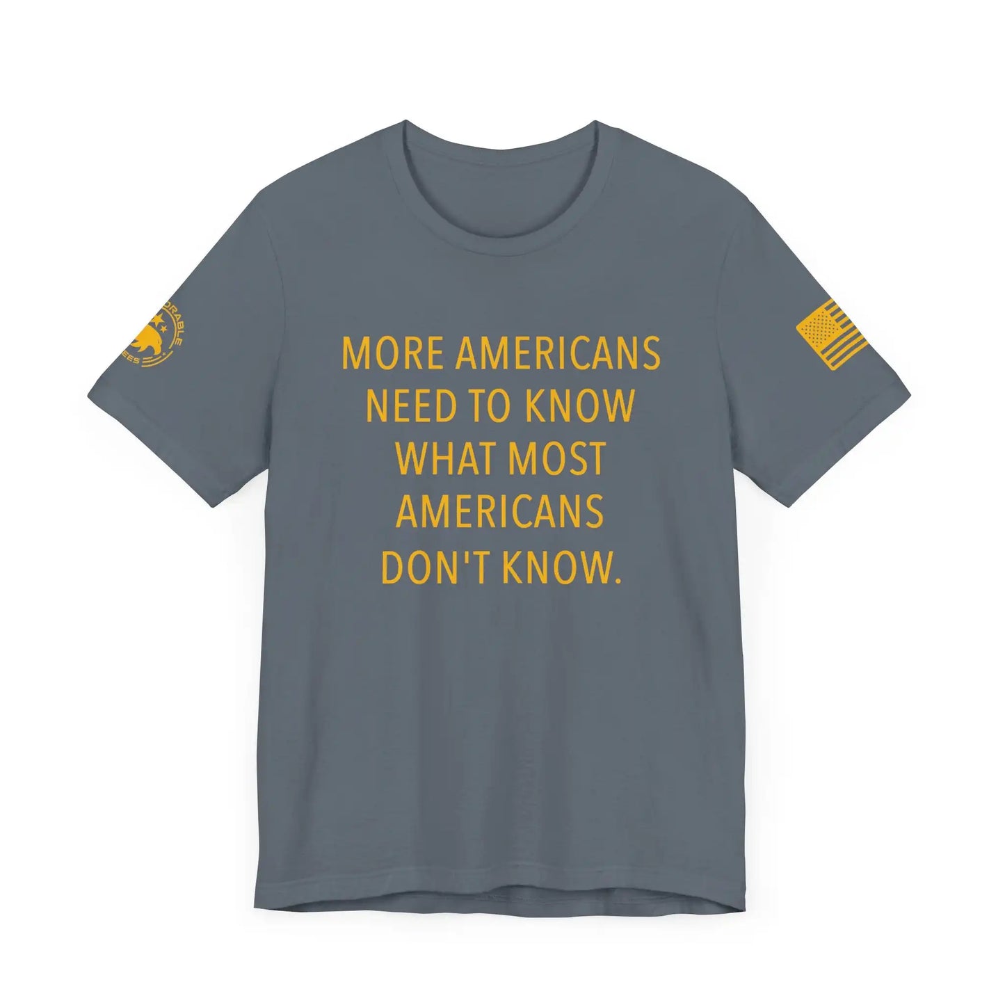 More Americans Need To Know Men's Tee - Deplorable Tees