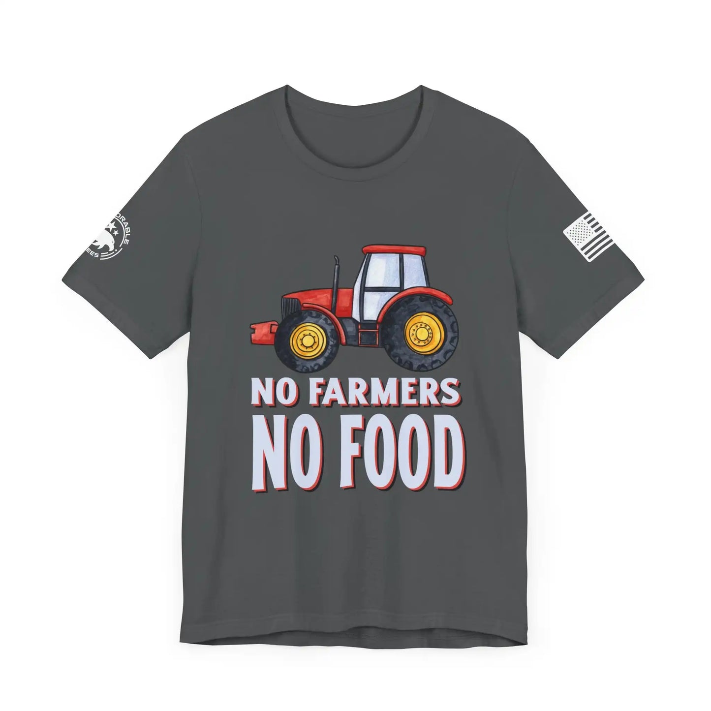 No Farmers No Food Men's Short Sleeve Tee - Deplorable Tees