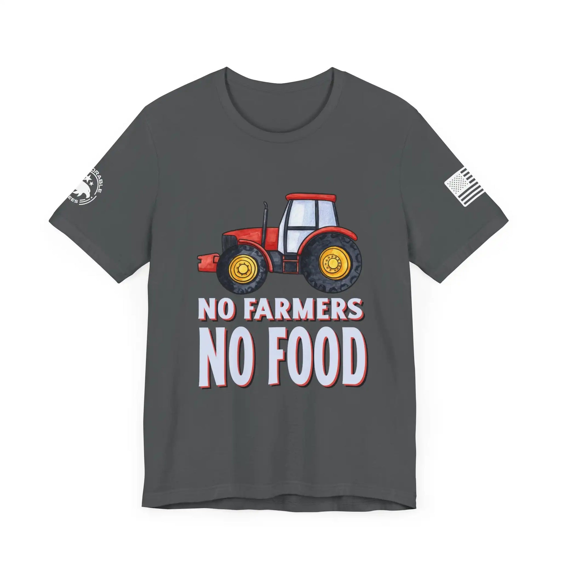 No Farmers No Food Men's Short Sleeve Tee - Deplorable Tees