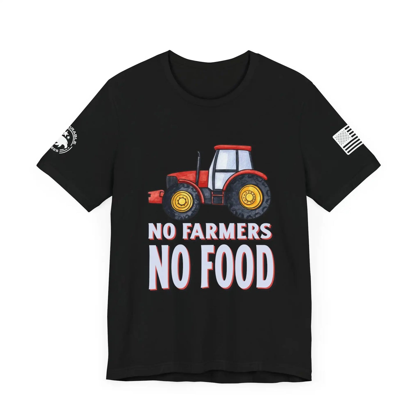 No Farmers No Food Men's Short Sleeve Tee - Deplorable Tees