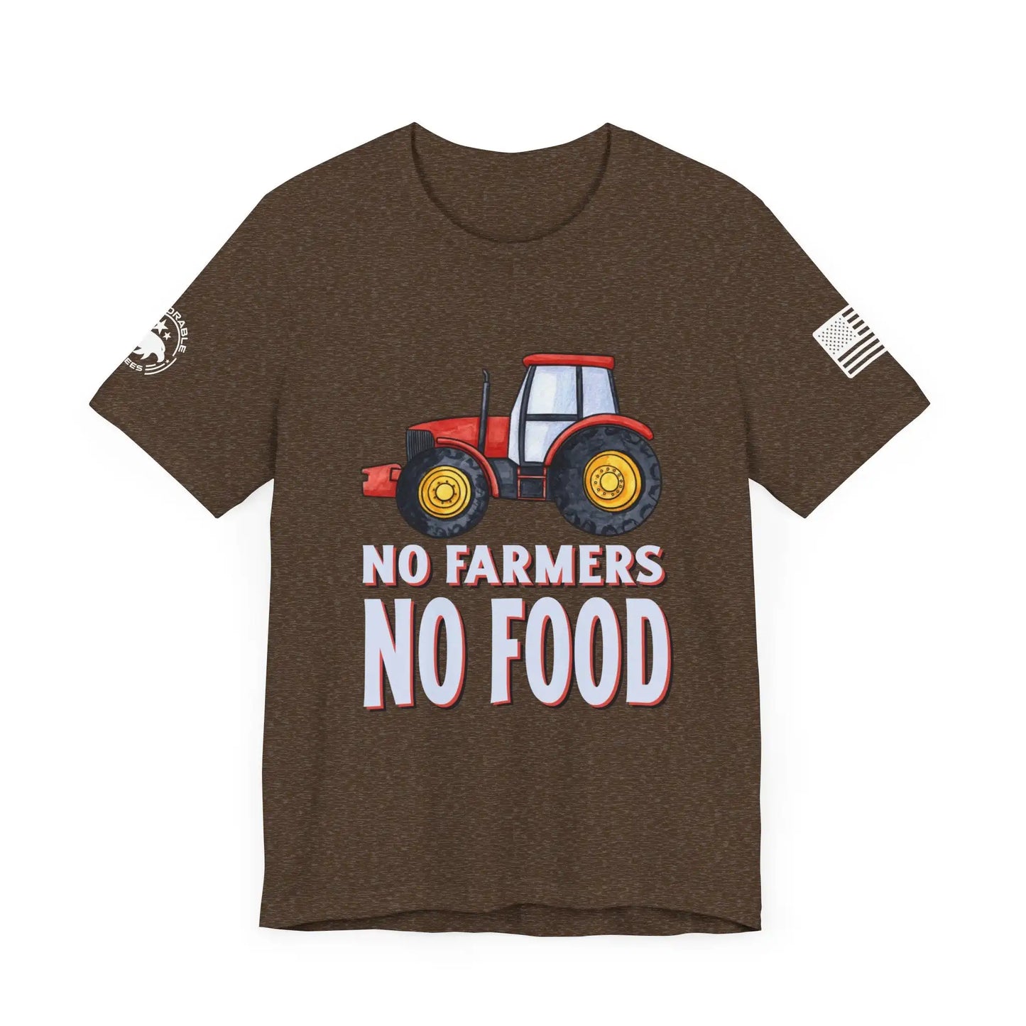 No Farmers No Food Men's Short Sleeve Tee - Deplorable Tees