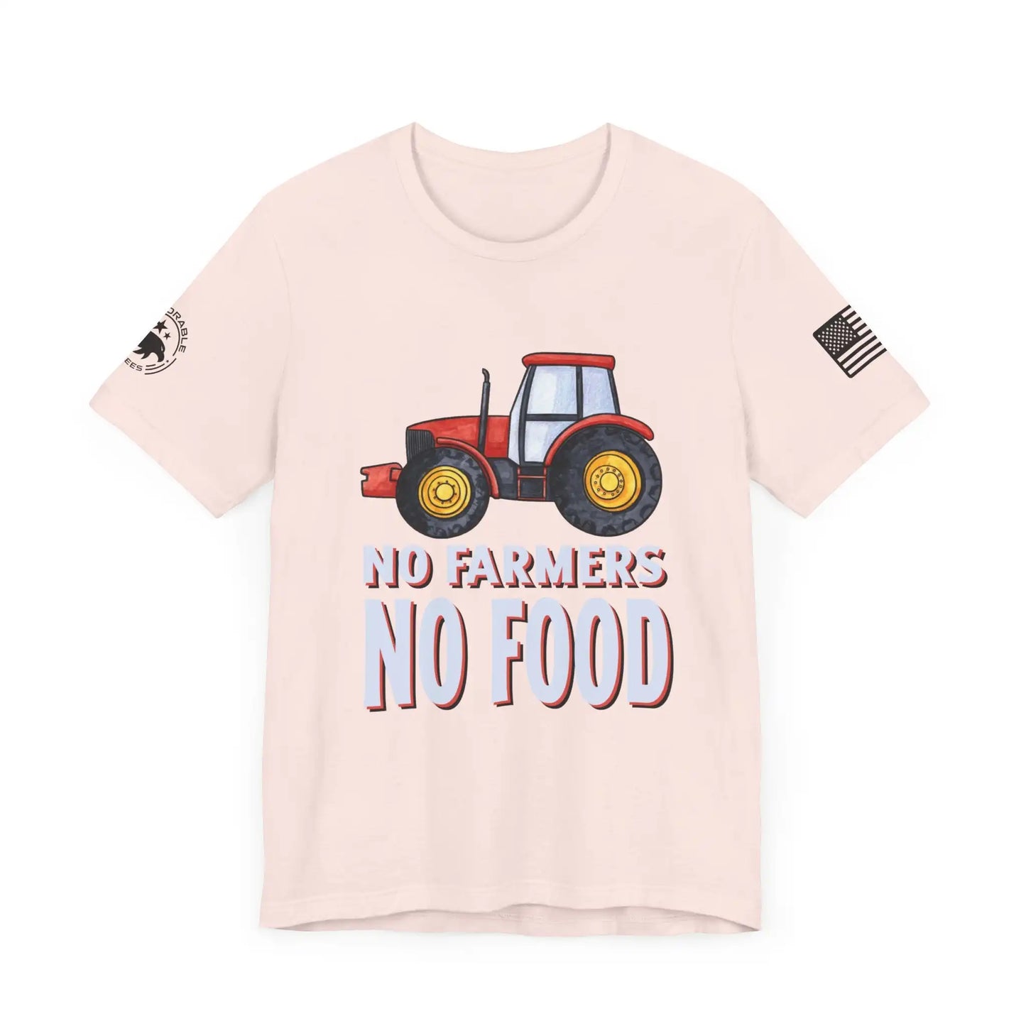 No Farmers No Food Women's Short Sleeve Tee - Deplorable Tees