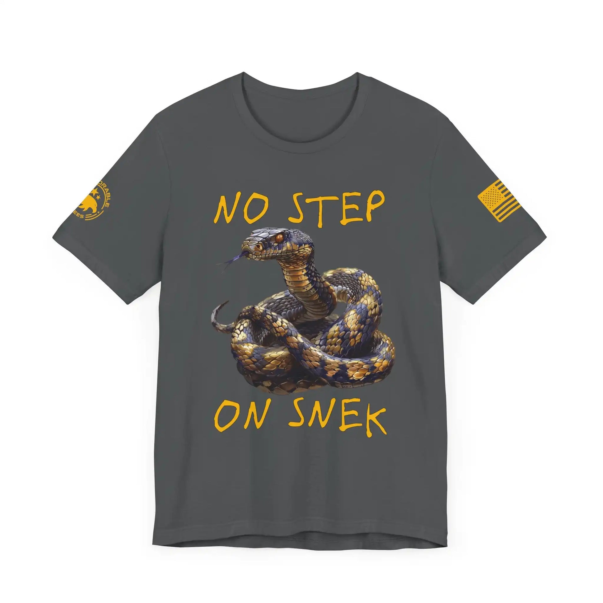 No Step On Snek Men's Short Sleeve Tee - Deplorable Tees