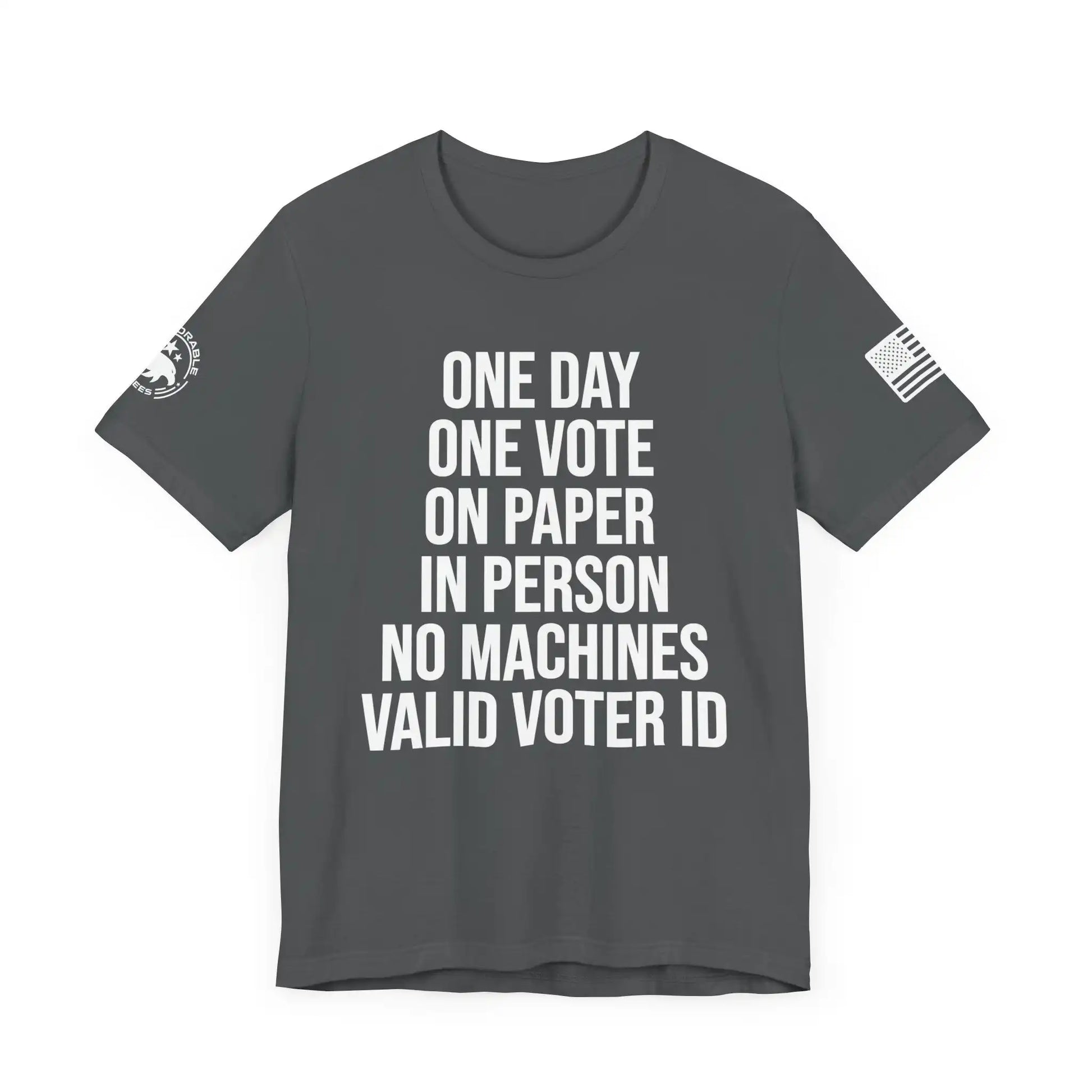 One Day One Vote Men's Short Sleeve Tee - Deplorable Tees