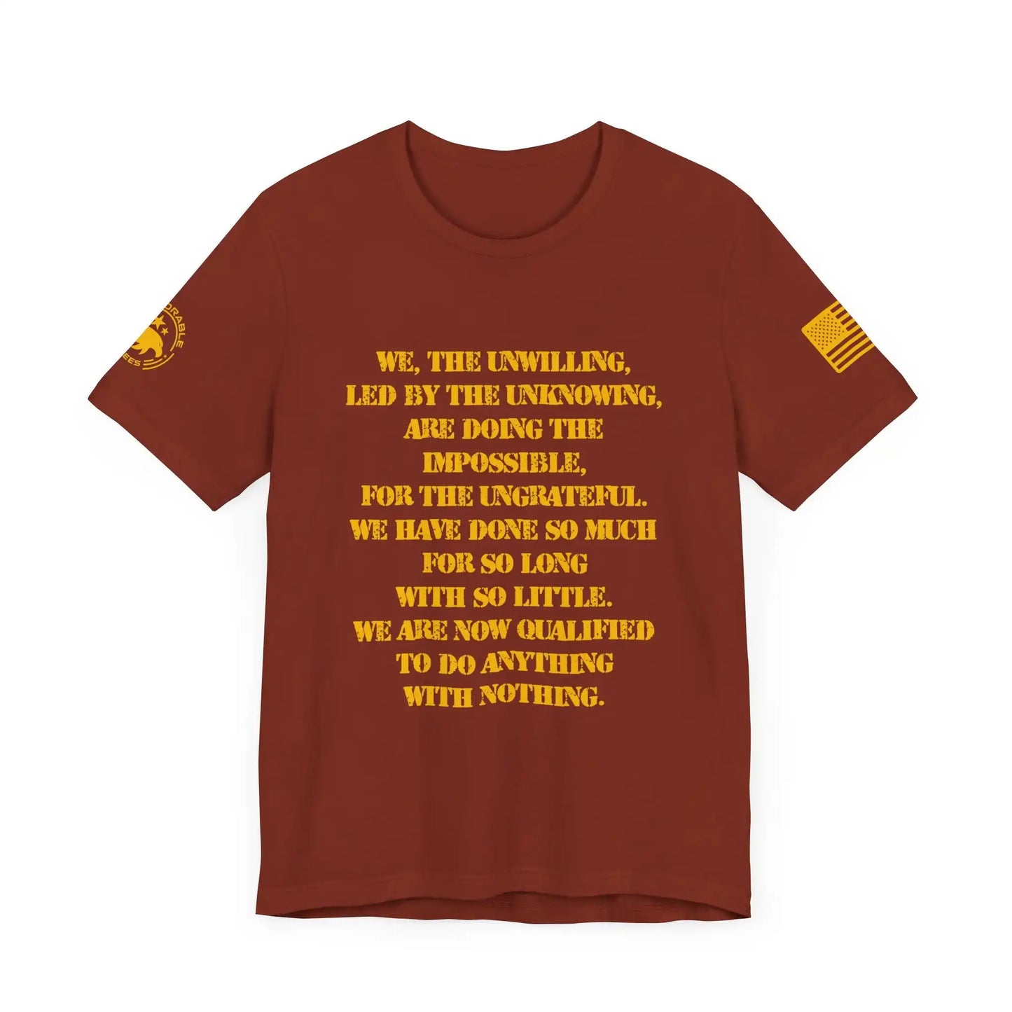Patriotic Perseverance Men's Tee - Deplorable Tees