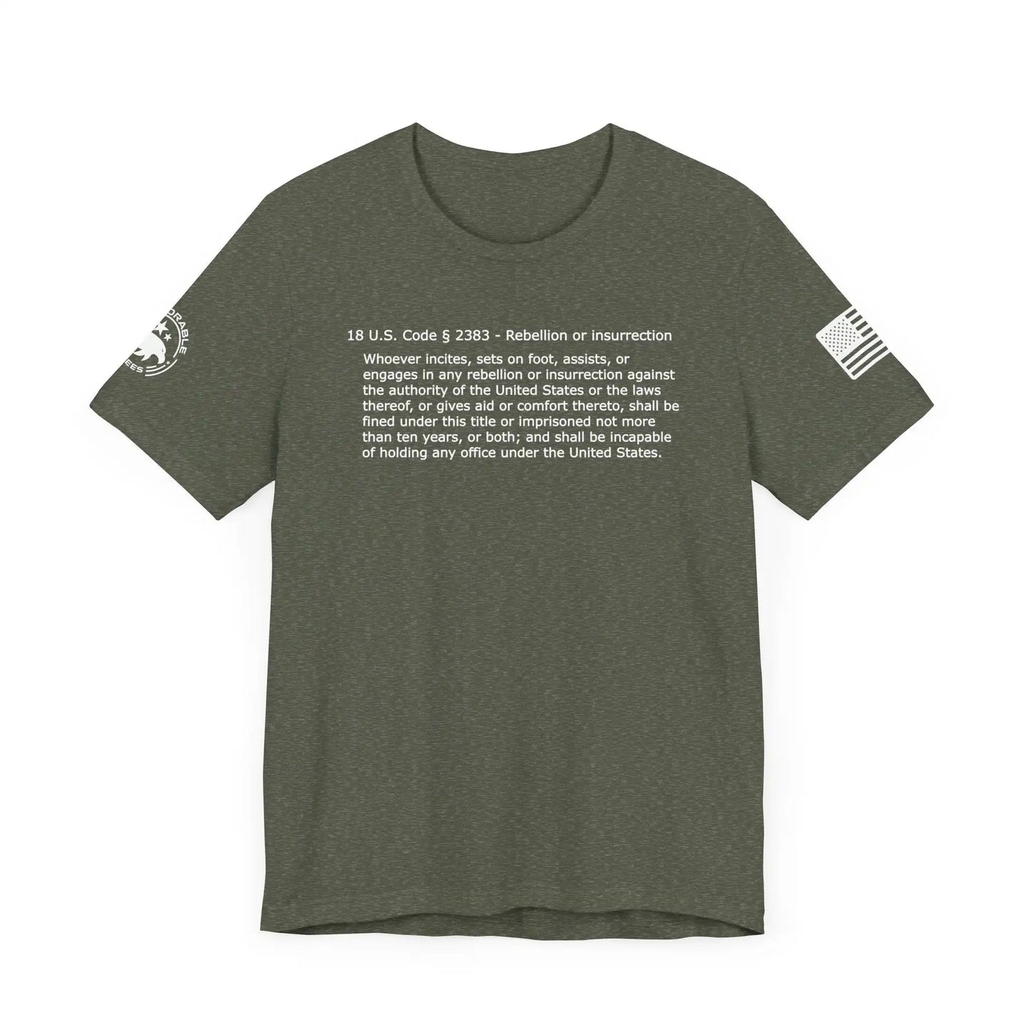 Rebellion Or Insurrection Men's Tee - Deplorable Tees