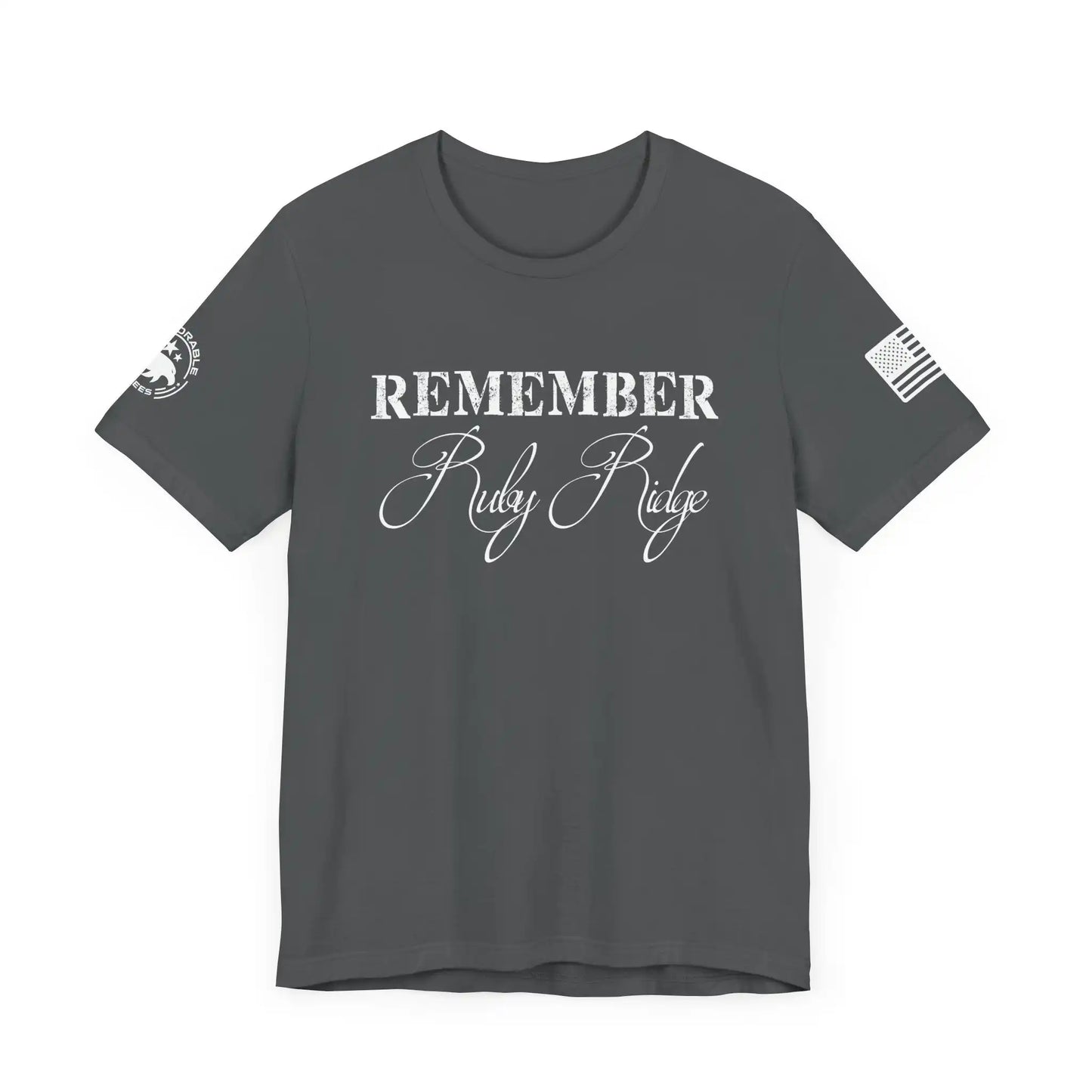 Remember Ruby Ridge Men's Short Sleeve Tee - Deplorable Tees
