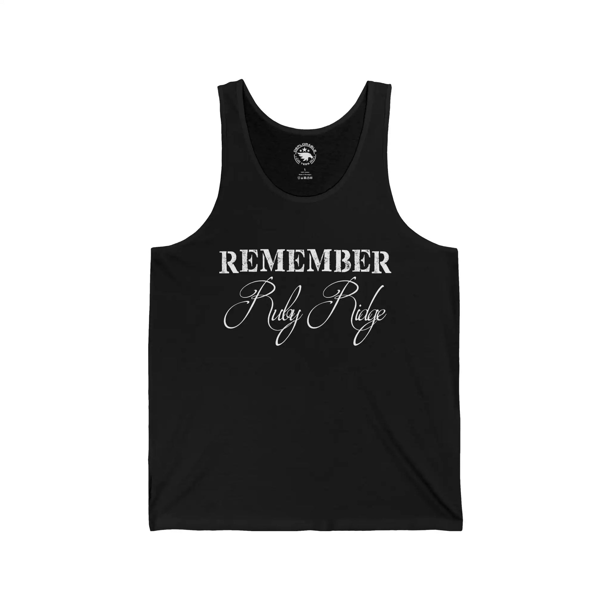 Remember Ruby Ridge Men's Tank - Deplorable Tees
