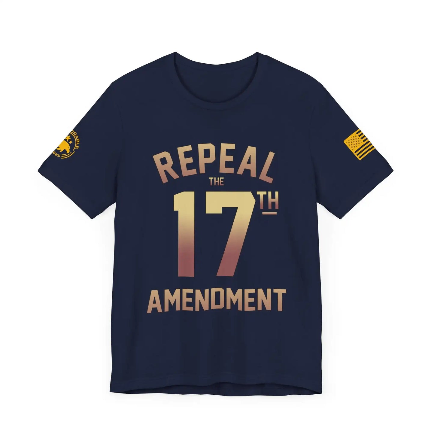 Repeal The 17th Amendment Men's Short Sleeve Tee - Deplorable Tees