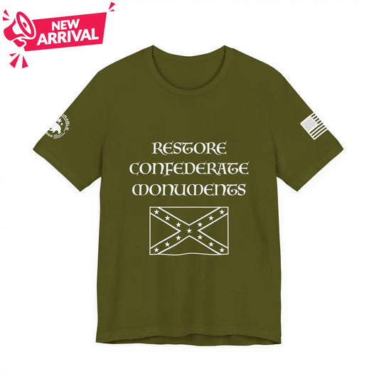 Restore Confederate Monuments Men's Tee - Deplorable Tees