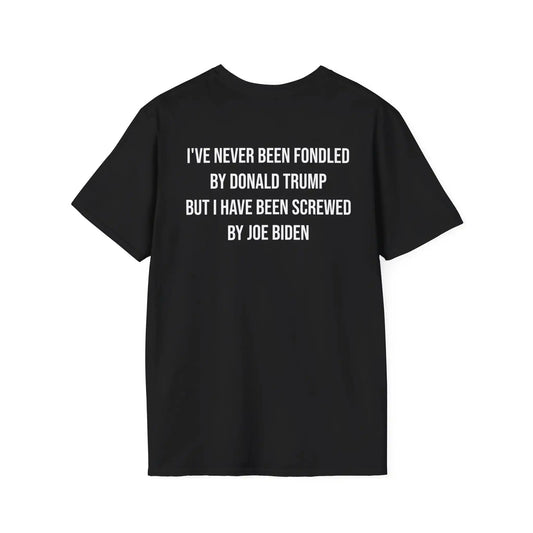 Screwed By Joe Biden Women's Softstyle T-Shirt - Deplorable Tees