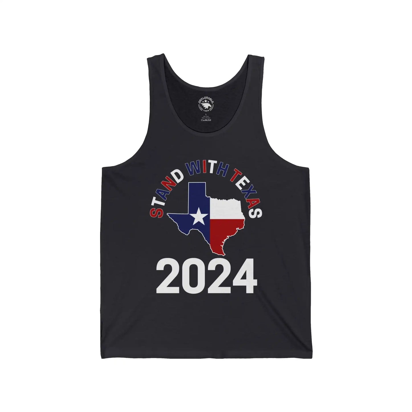 Stand With Texas Men's Tank - Deplorable Tees