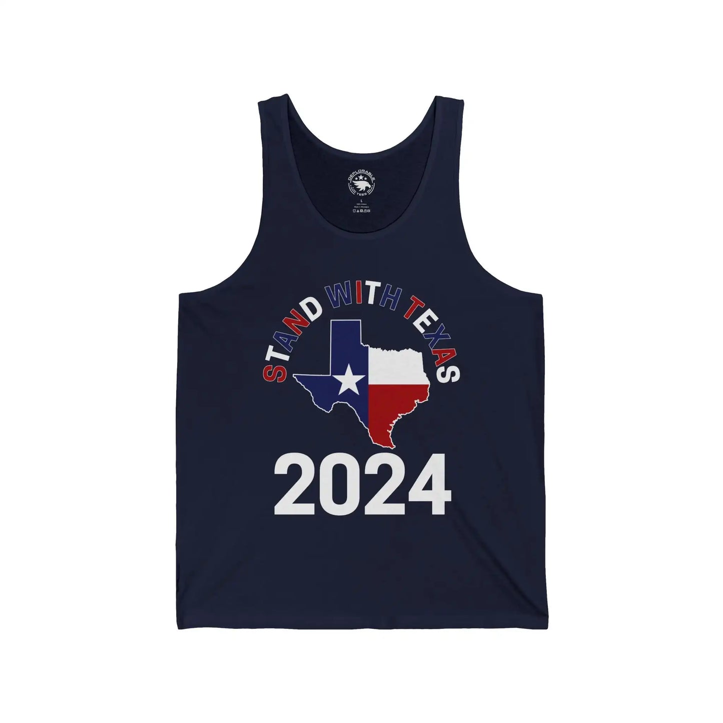 Stand With Texas Men's Tank - Deplorable Tees