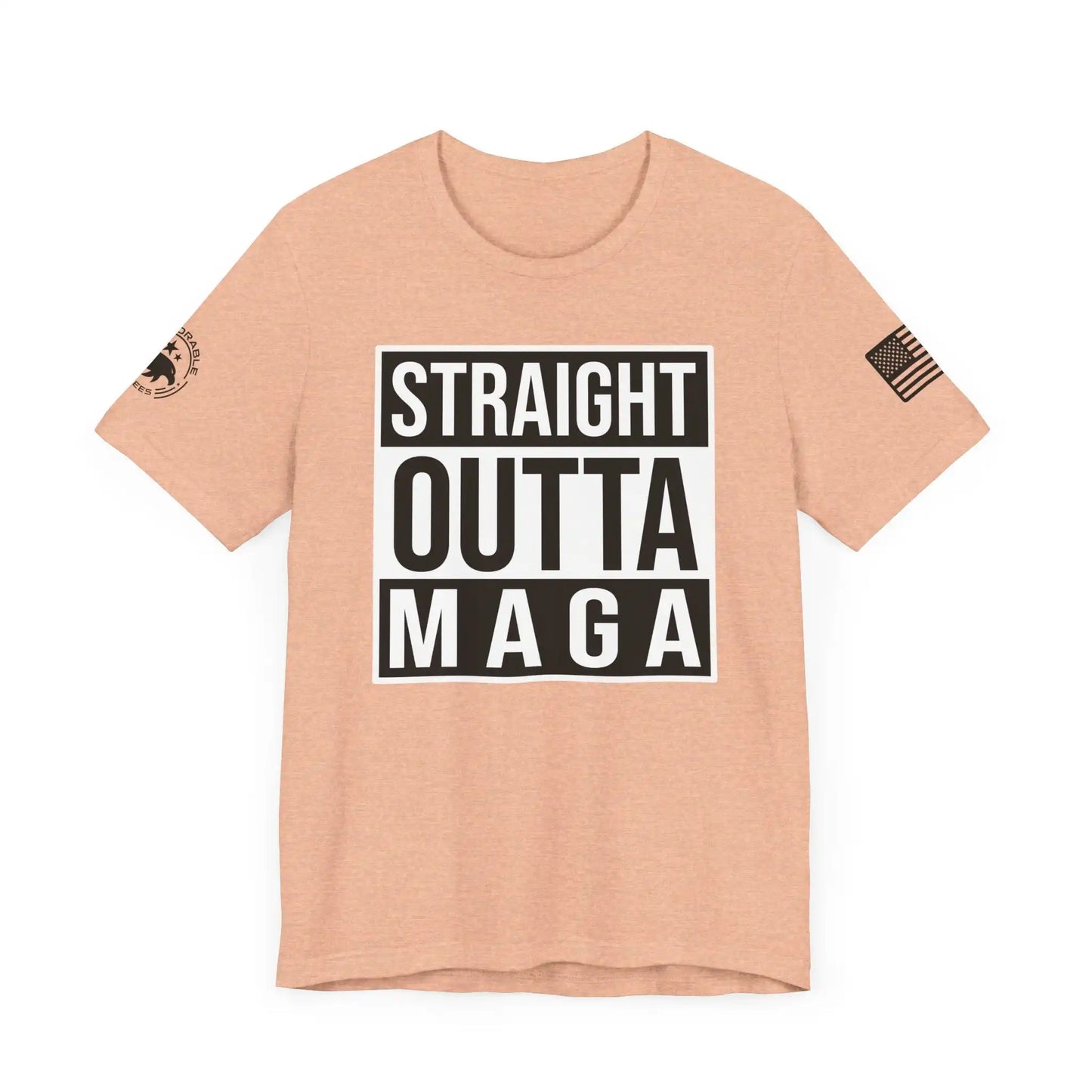 Straight Outta MAGA Women's T-Shirt - Deplorable Tees