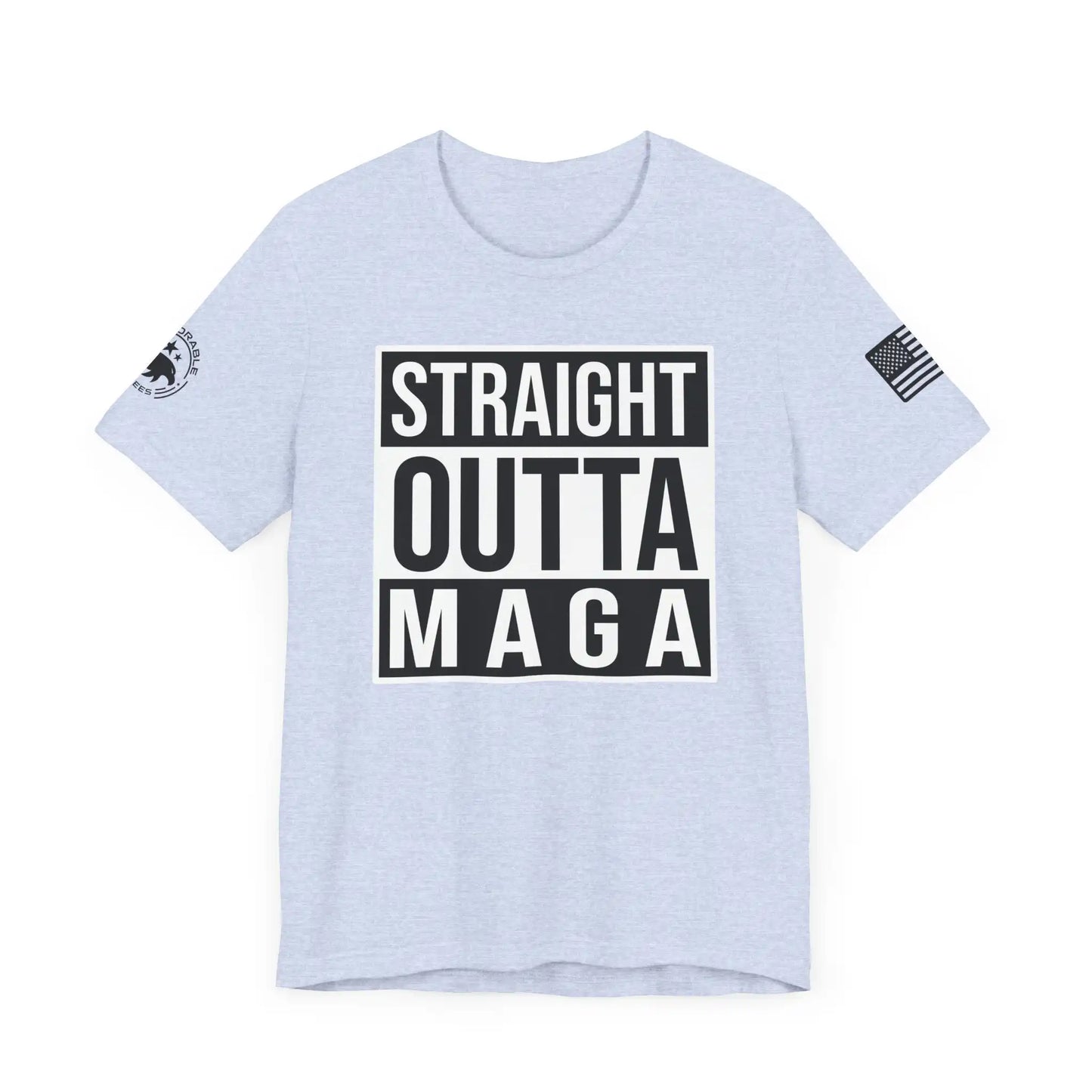 Straight Outta MAGA Women's T-Shirt - Deplorable Tees