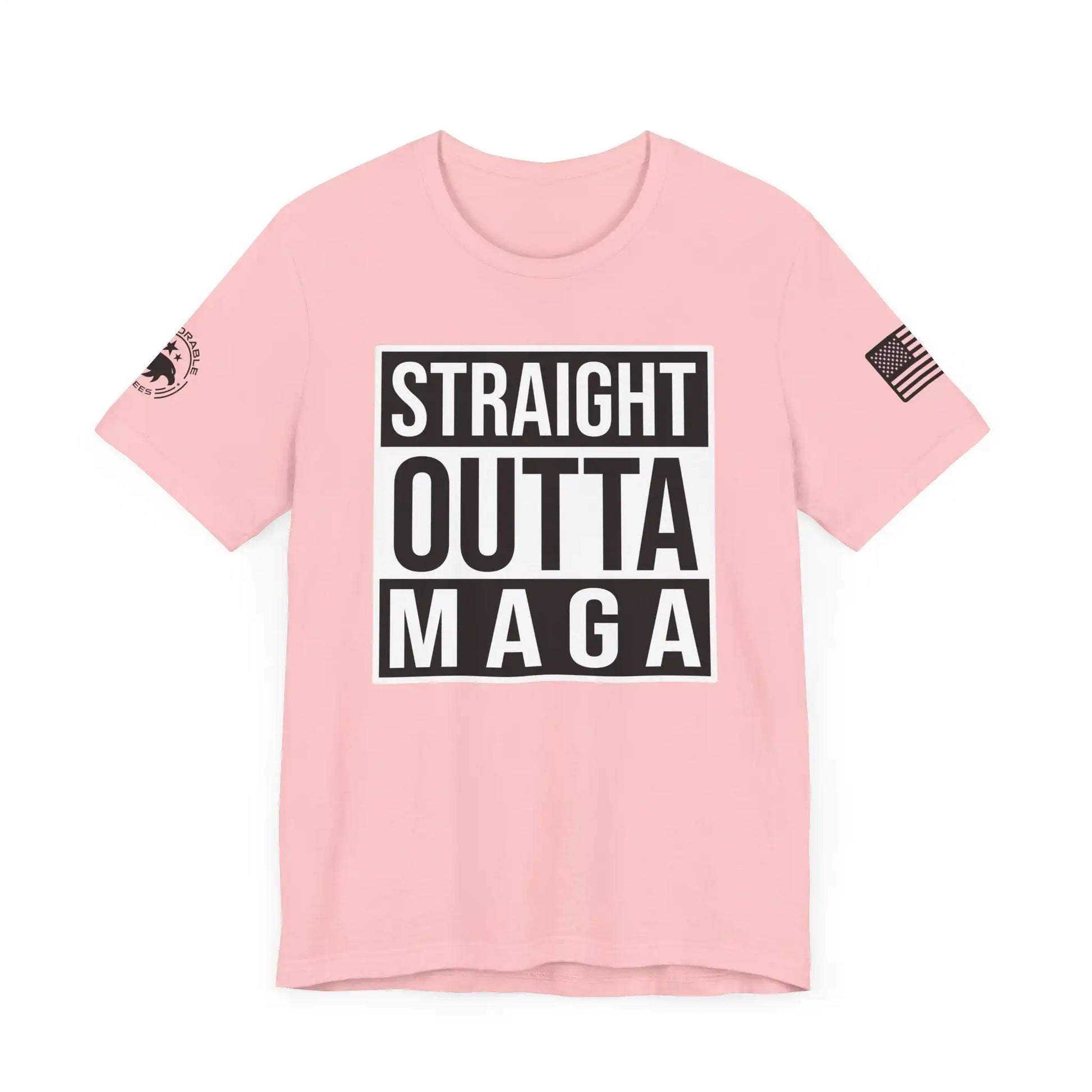 Straight Outta MAGA Women's T-Shirt - Deplorable Tees