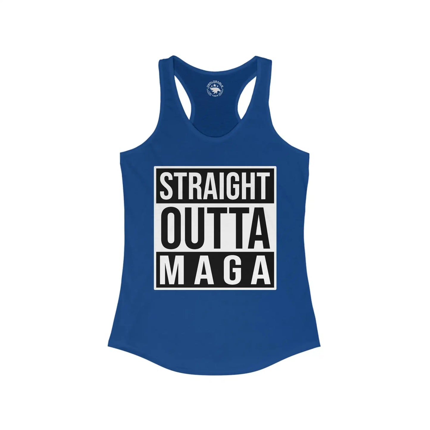 Straight Outta MAGA Women's Tanktop - Deplorable Tees