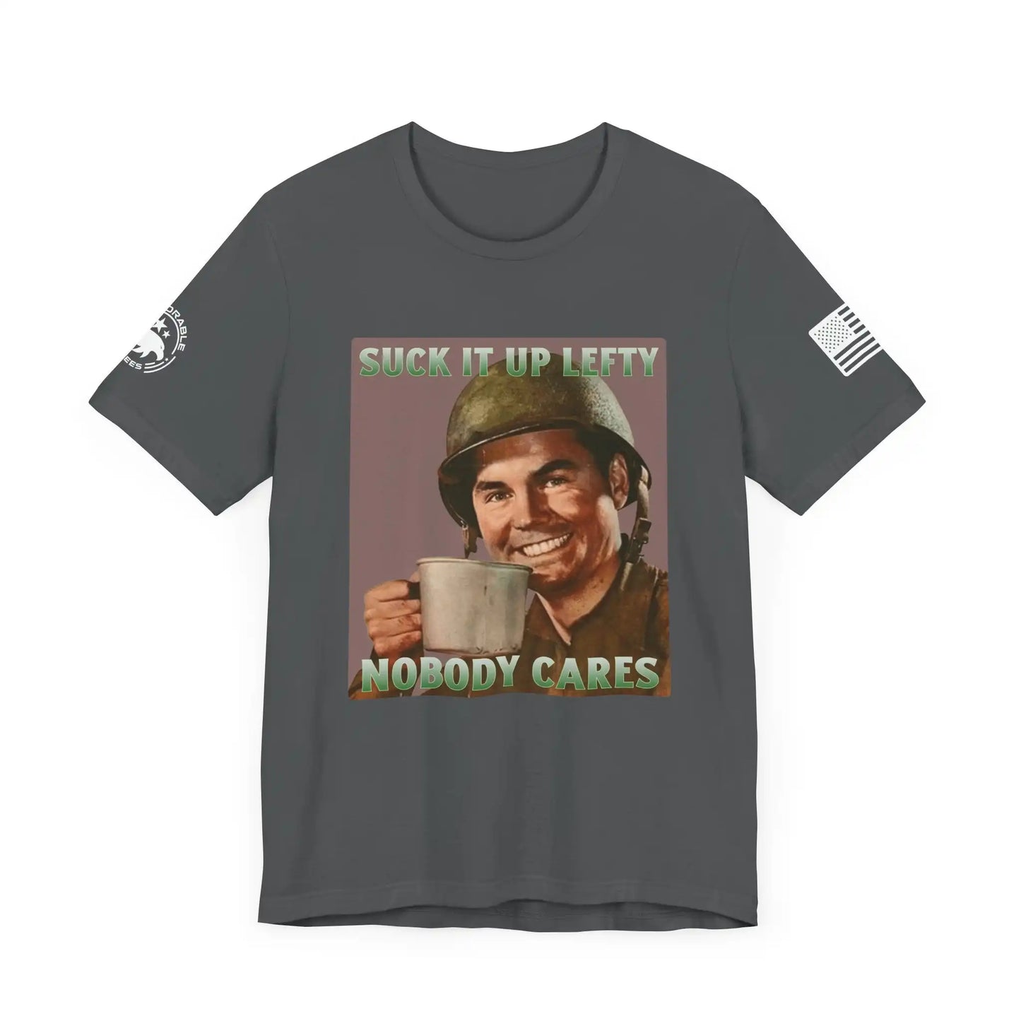 Suck It Up Lefty Men's Short Sleeve Tee - Deplorable Tees