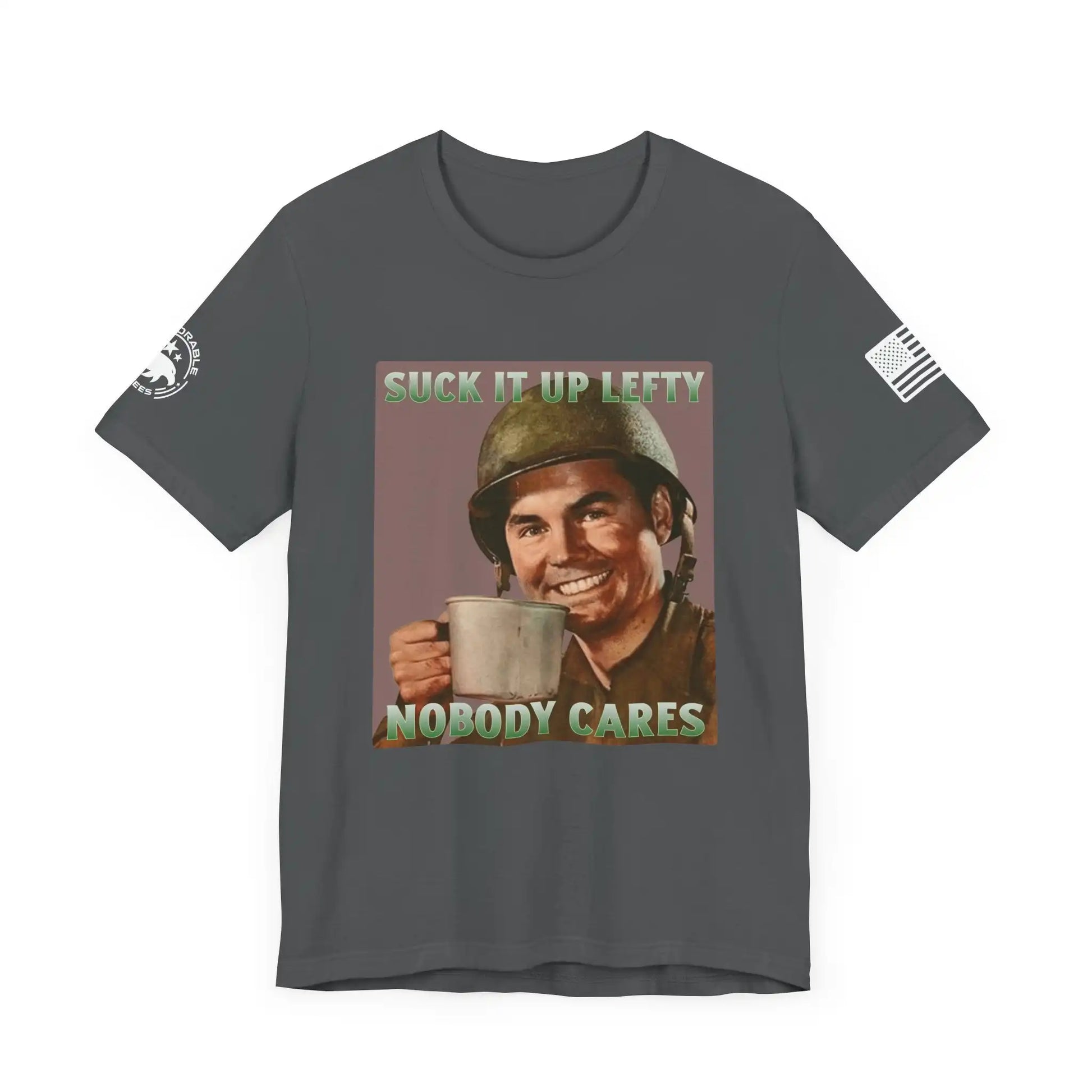 Suck It Up Lefty Men's Short Sleeve Tee - Deplorable Tees