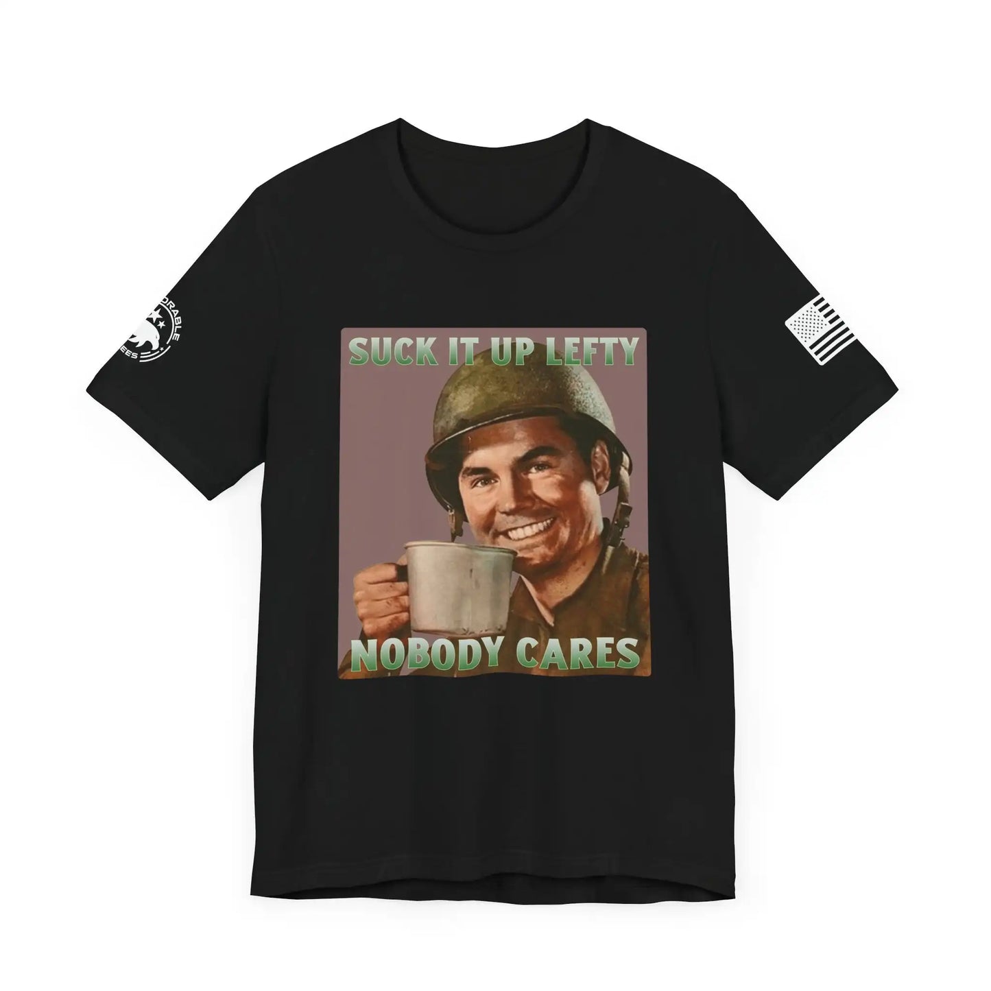 Suck It Up Lefty Men's Short Sleeve Tee - Deplorable Tees