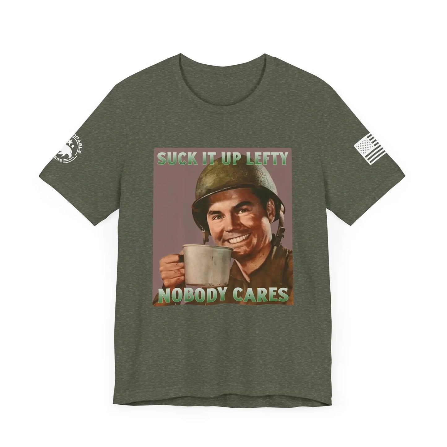 Suck It Up Lefty Men's Short Sleeve Tee - Deplorable Tees