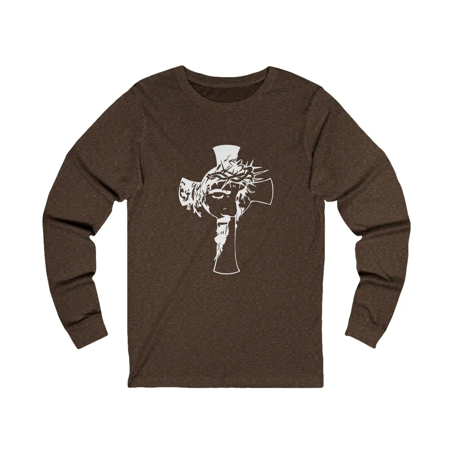 The Cross Men's Long Sleeve Tee - Deplorable Tees