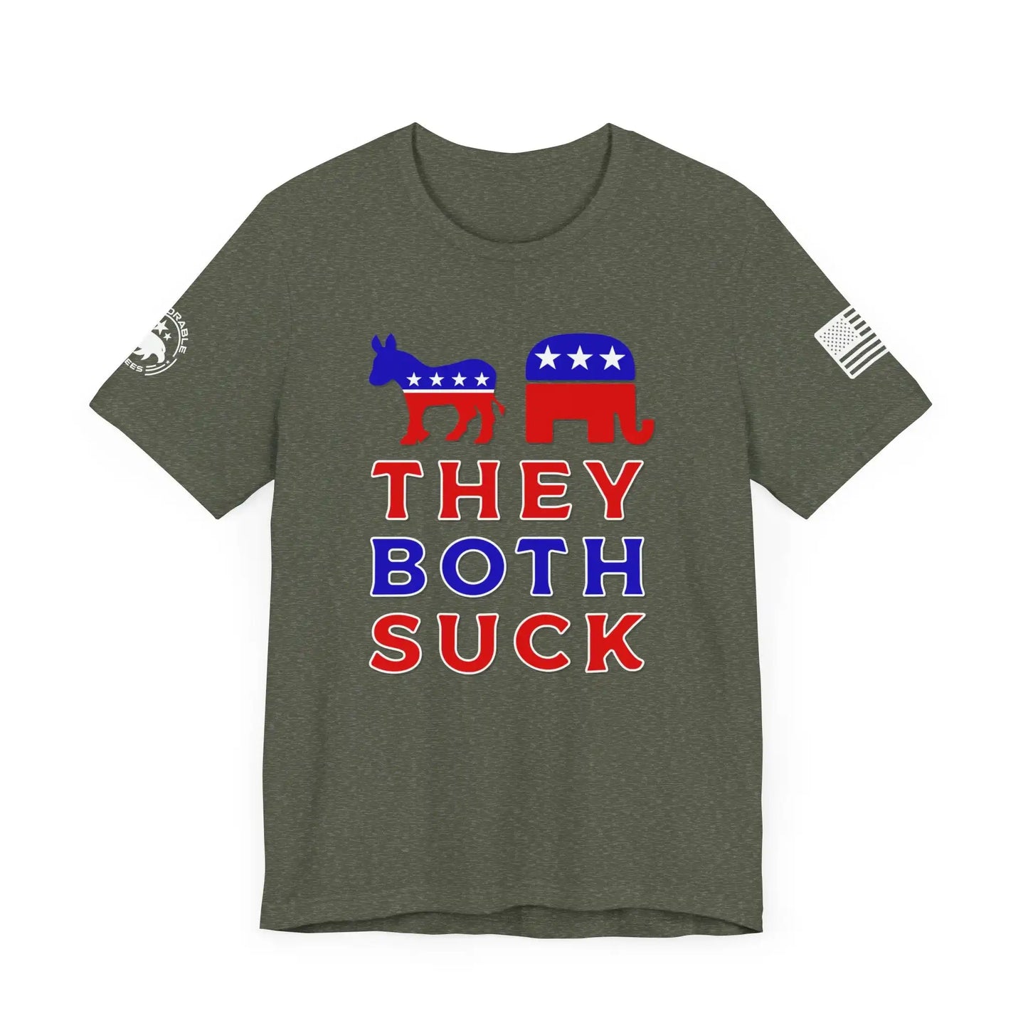 They Both Suck Men's Short Sleeve Tee - Deplorable Tees