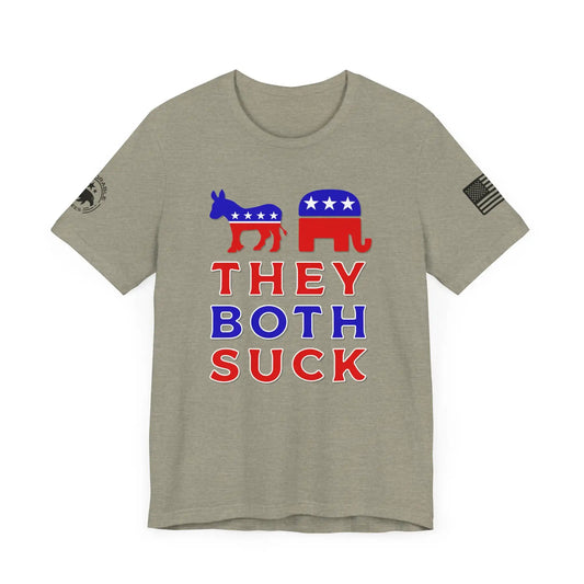 They Both Suck Men's Short Sleeve Tee - Deplorable Tees