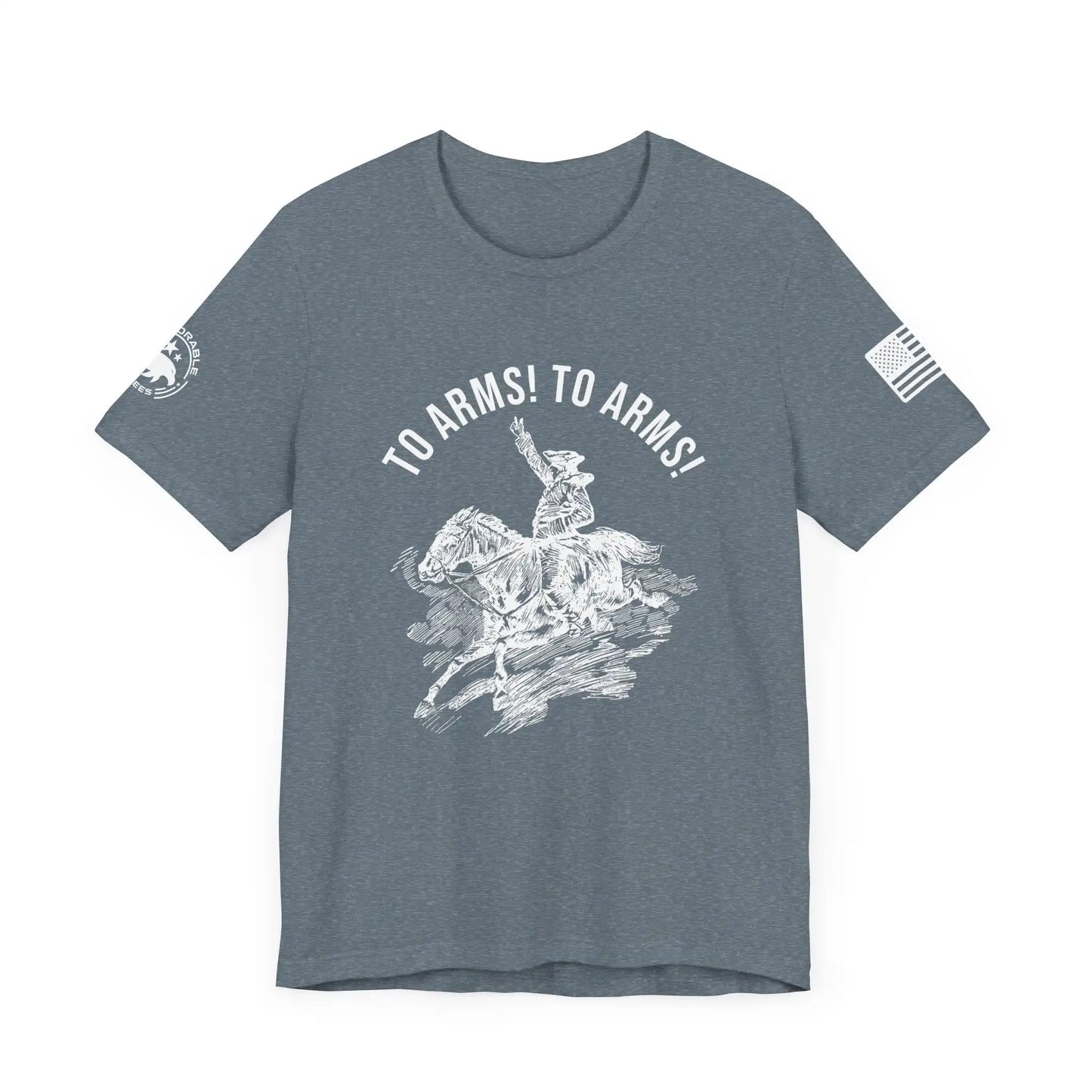 To Arms! To Arms! Men's Short Sleeve Tee - Deplorable Tees