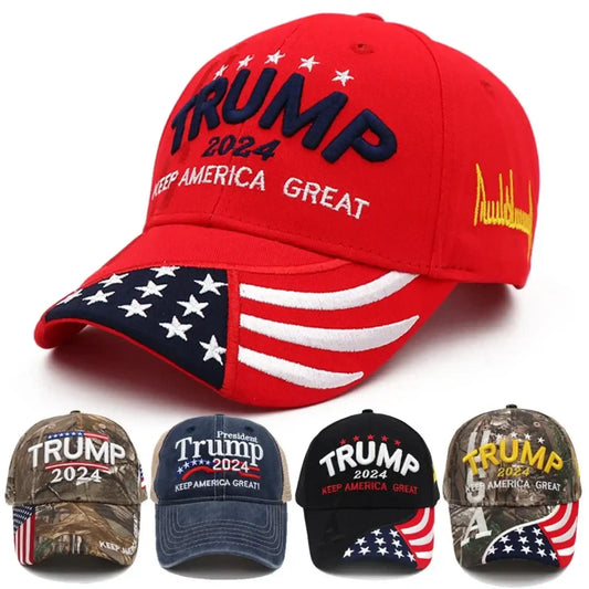 Trump 2024 American Presidential Hat Make America Great Again Hat Donald Trump Republican Hat Cap MAGA Embroidered Mesh Cap - Deplorable Tees