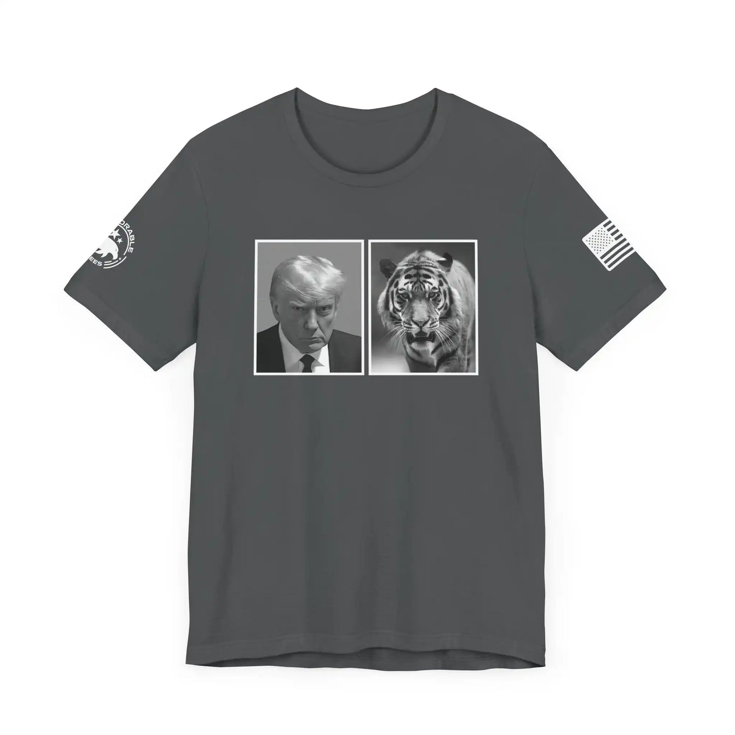 Trump Tiger Eyes Men's Short Sleeve Tee - Deplorable Tees