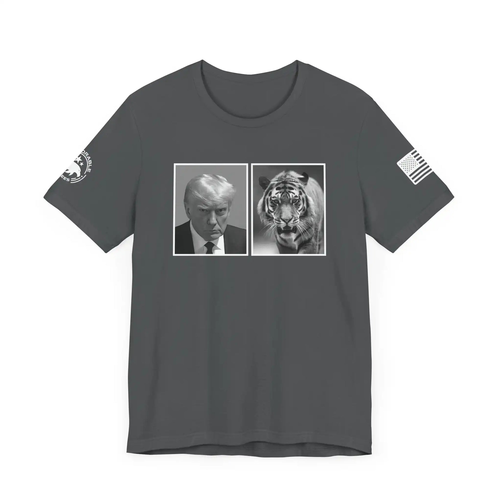 Trump Tiger Eyes Men's Short Sleeve Tee - Deplorable Tees