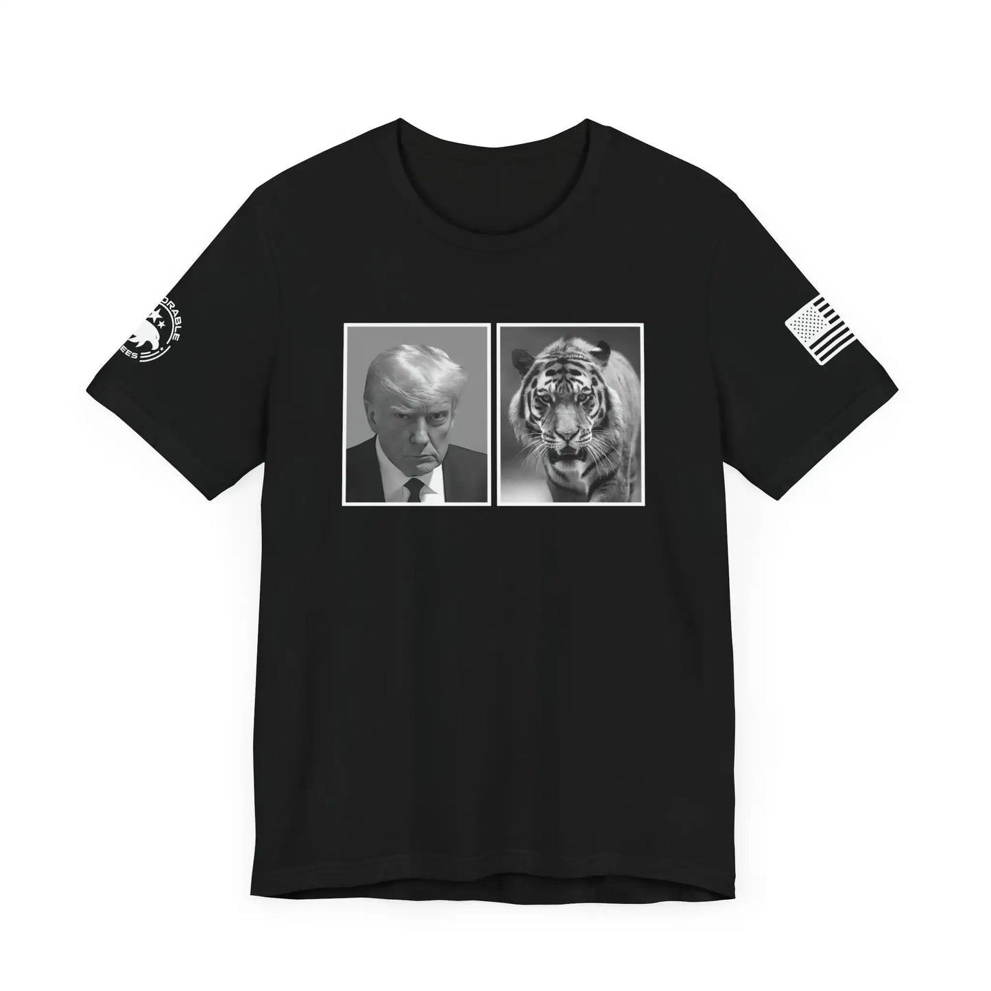 Trump Tiger Eyes Men's Short Sleeve Tee - Deplorable Tees