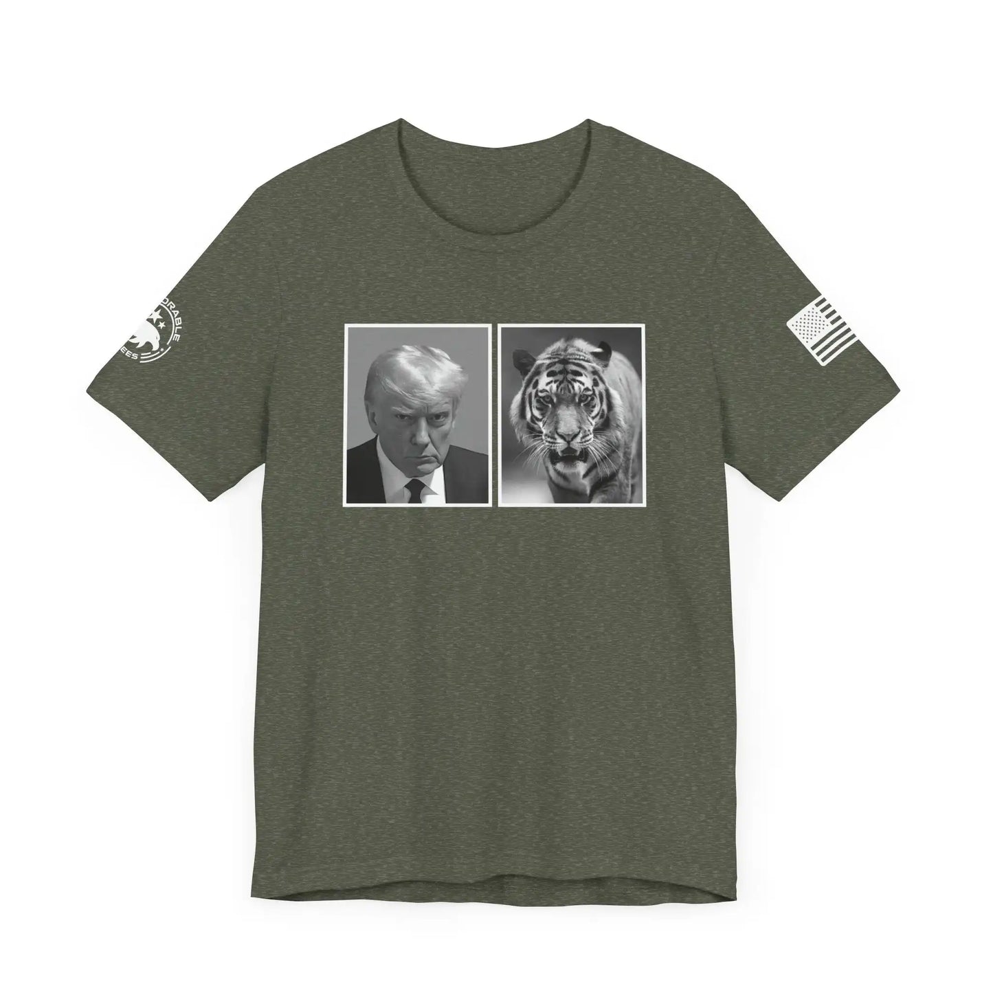 Trump Tiger Eyes Men's Short Sleeve Tee - Deplorable Tees