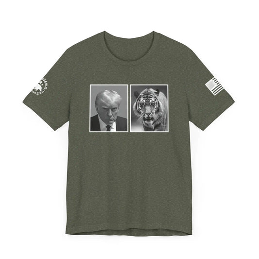 Trump Tiger Eyes Men's Short Sleeve Tee - Deplorable Tees