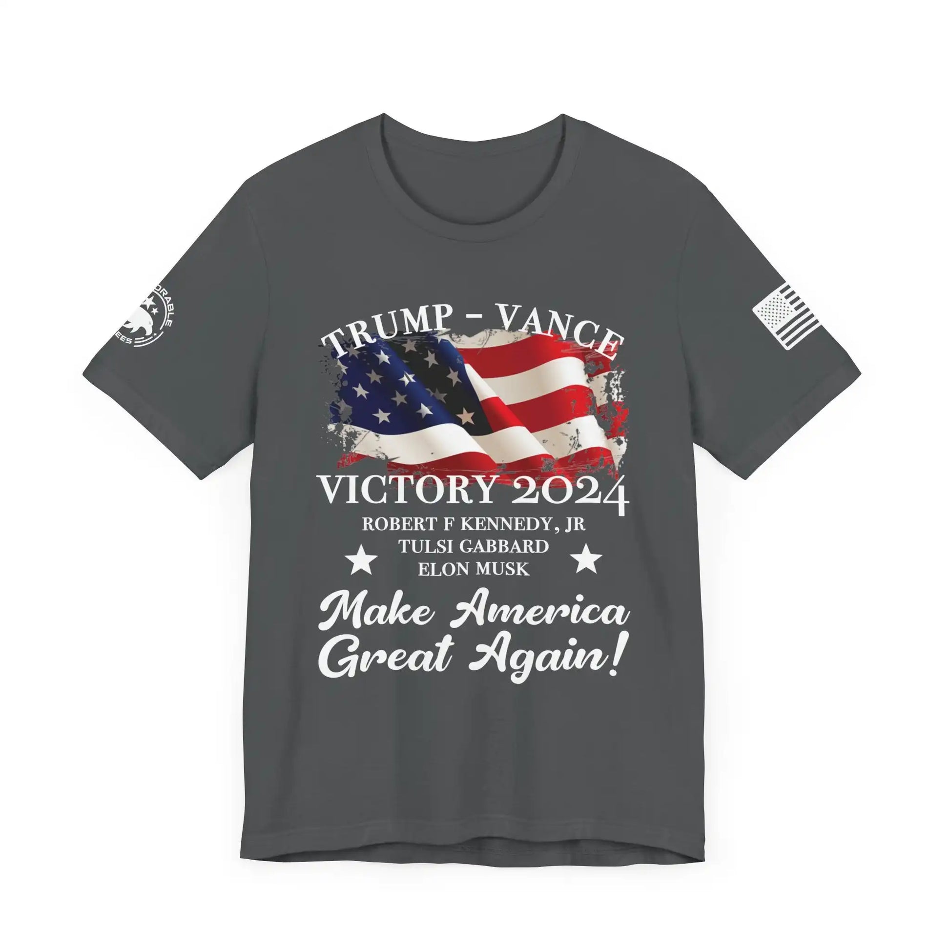 Trump Vance Victory 2024 Men's Short Sleeve Tee - Deplorable Tees